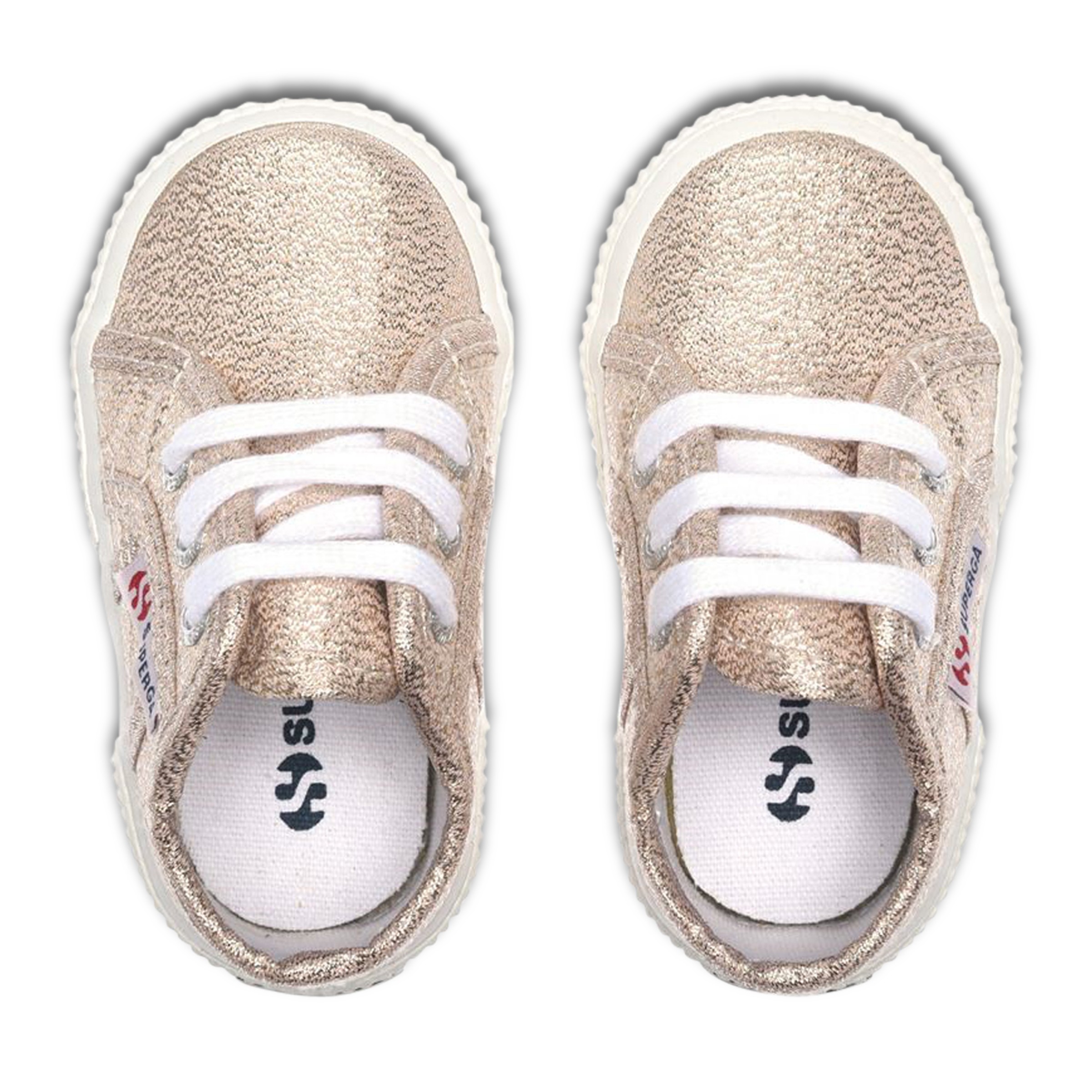 Superga 2750 Lameb Infant Rose Platinum Orange Rosewater Hype DC