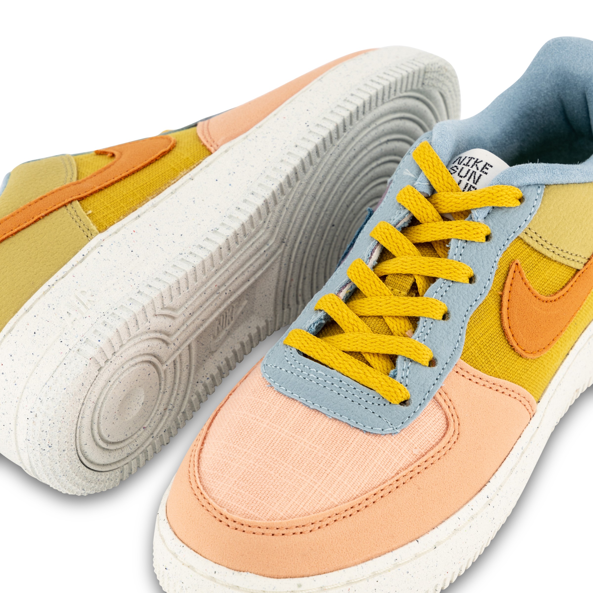 Nike Air Force 1 LV8 Sanded Gold / Hot Curry / Wheat Grass - DM1009-700