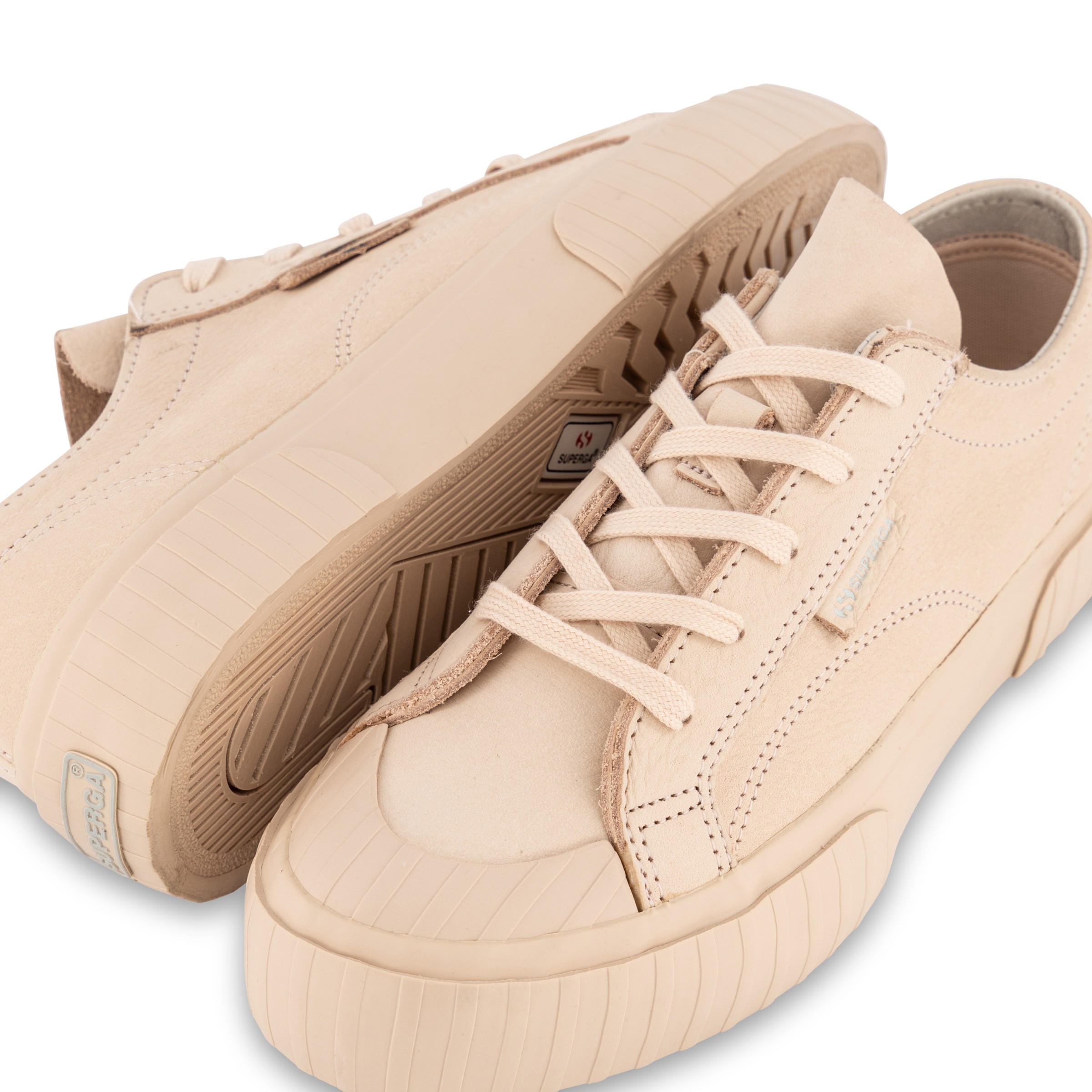 Superga 2630 Stripe Buttersoft Womens Pink Blush Green Iceberg