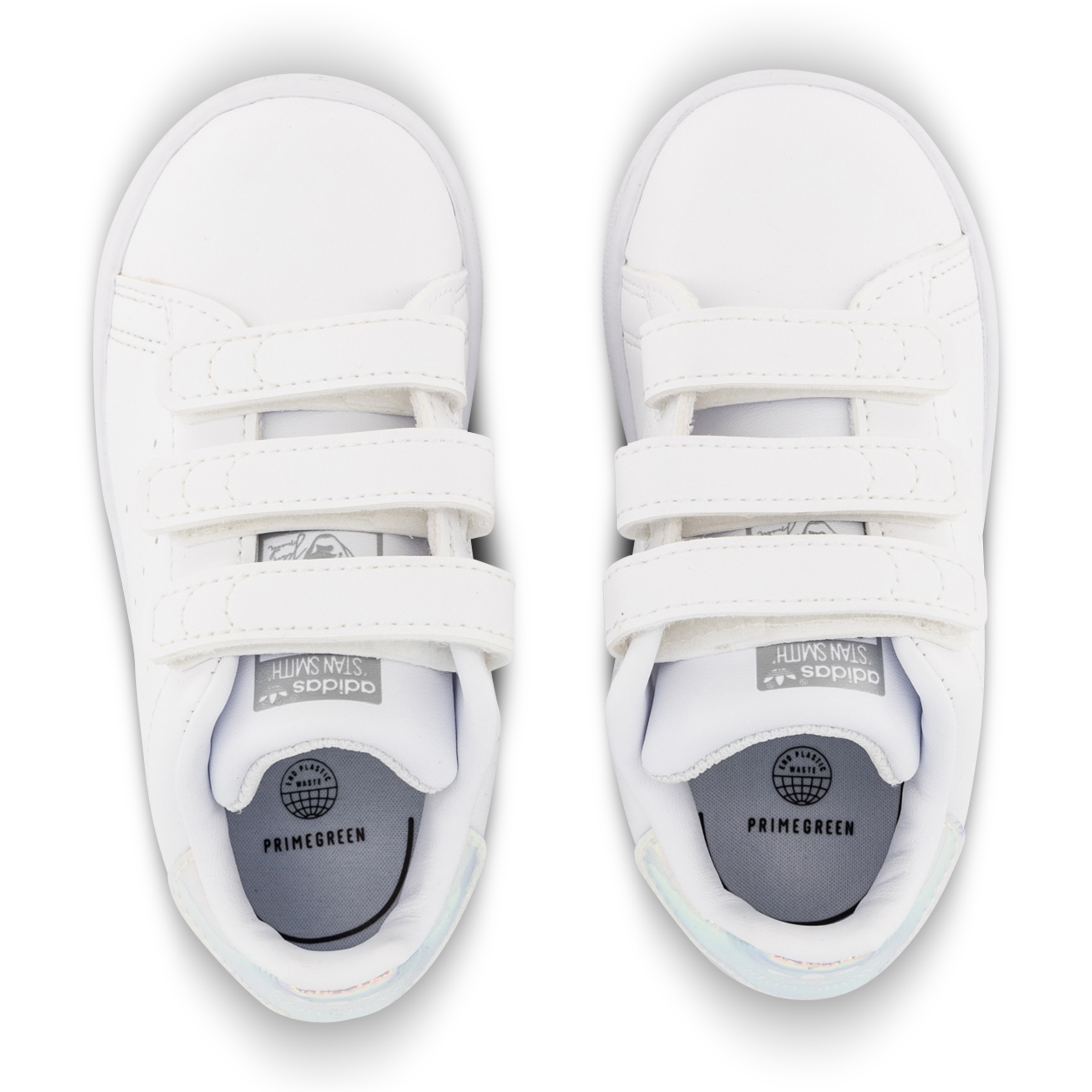 adidas Originals Stan Smith Toddler White Silver Metallic Hype DC