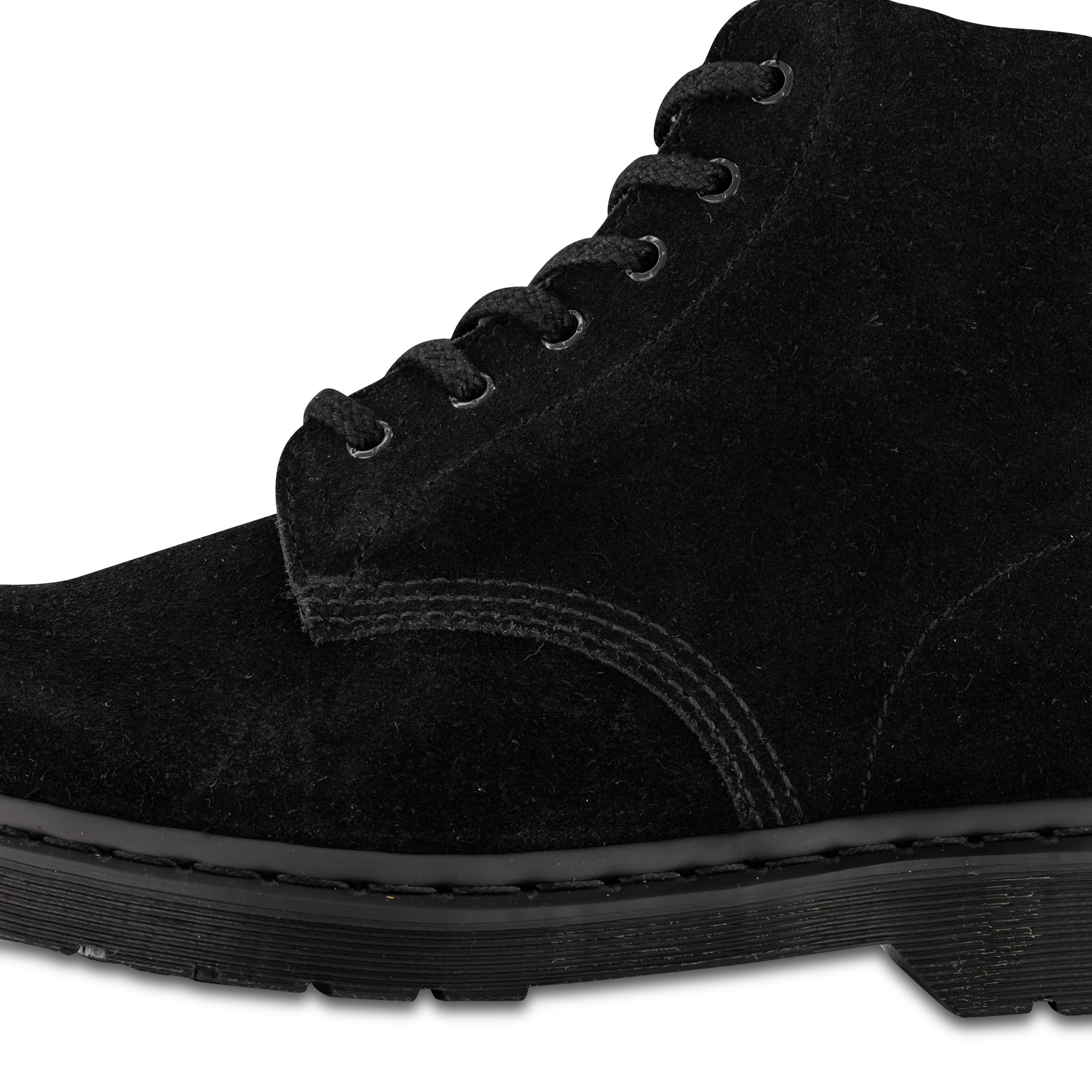 Dr Martens 101 Mono 6 Eye Black Suede Hype DC