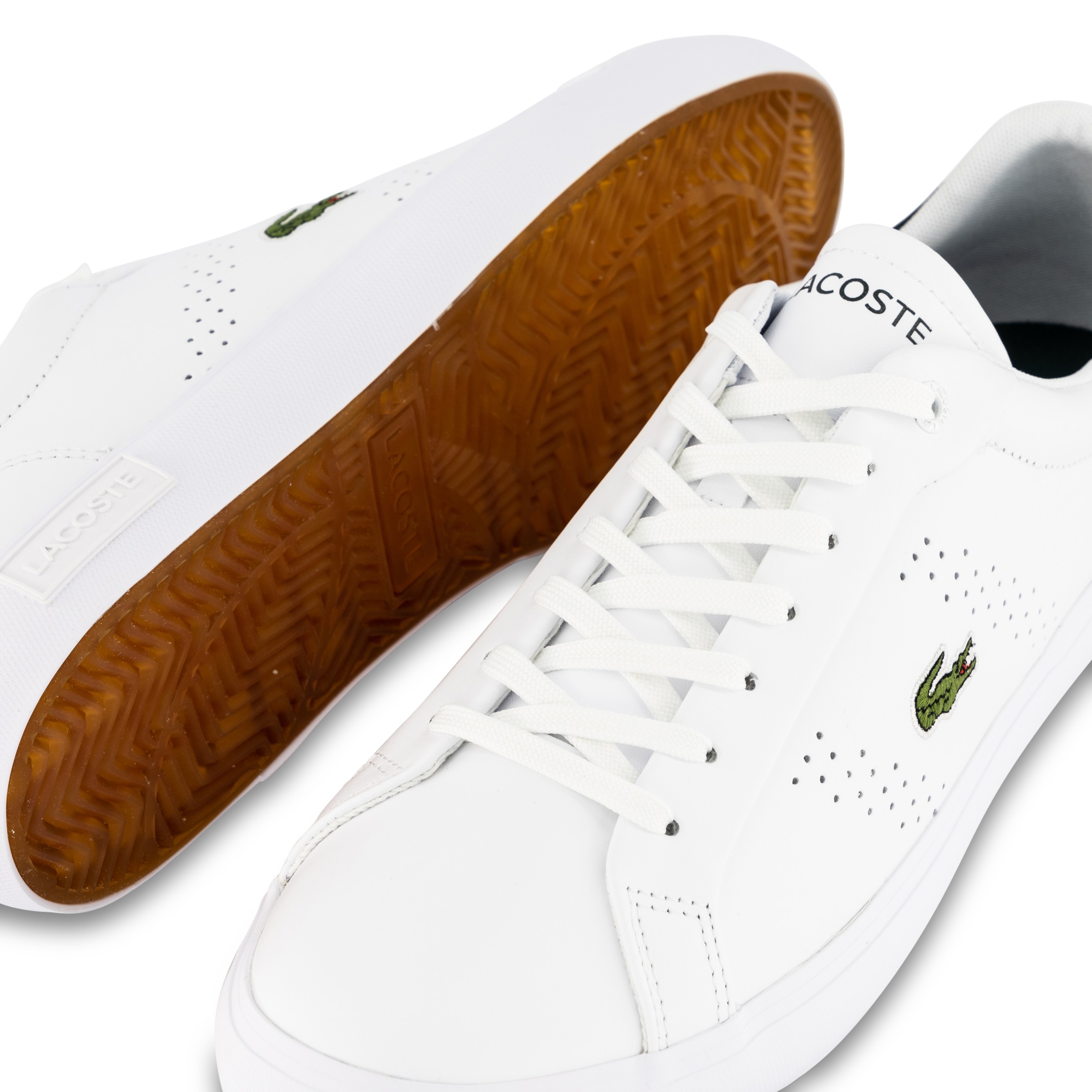 Lacoste Powercourt 2.0 White Dark Green Hype DC