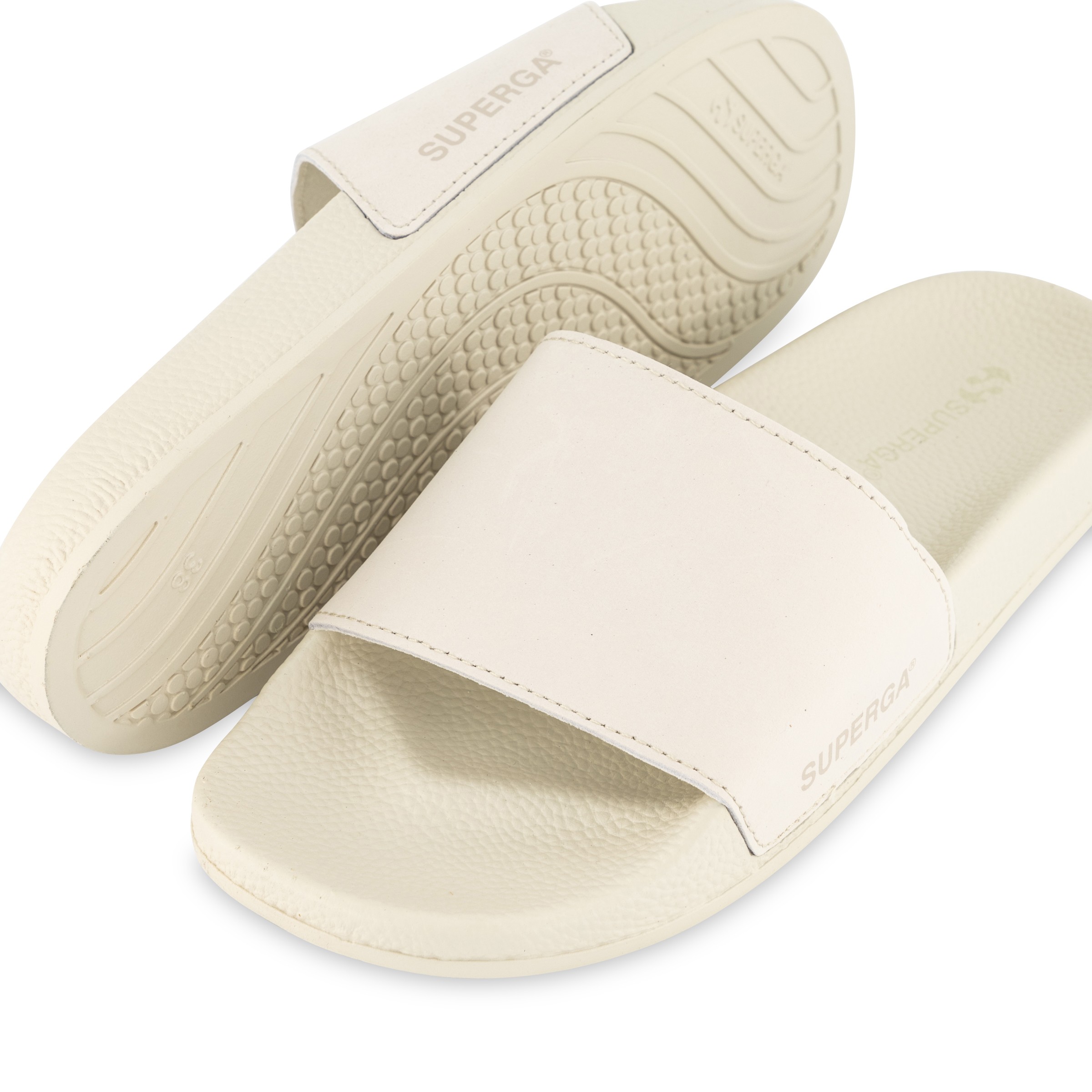 Superga 1908 Slides Womens White Avorio Hype DC