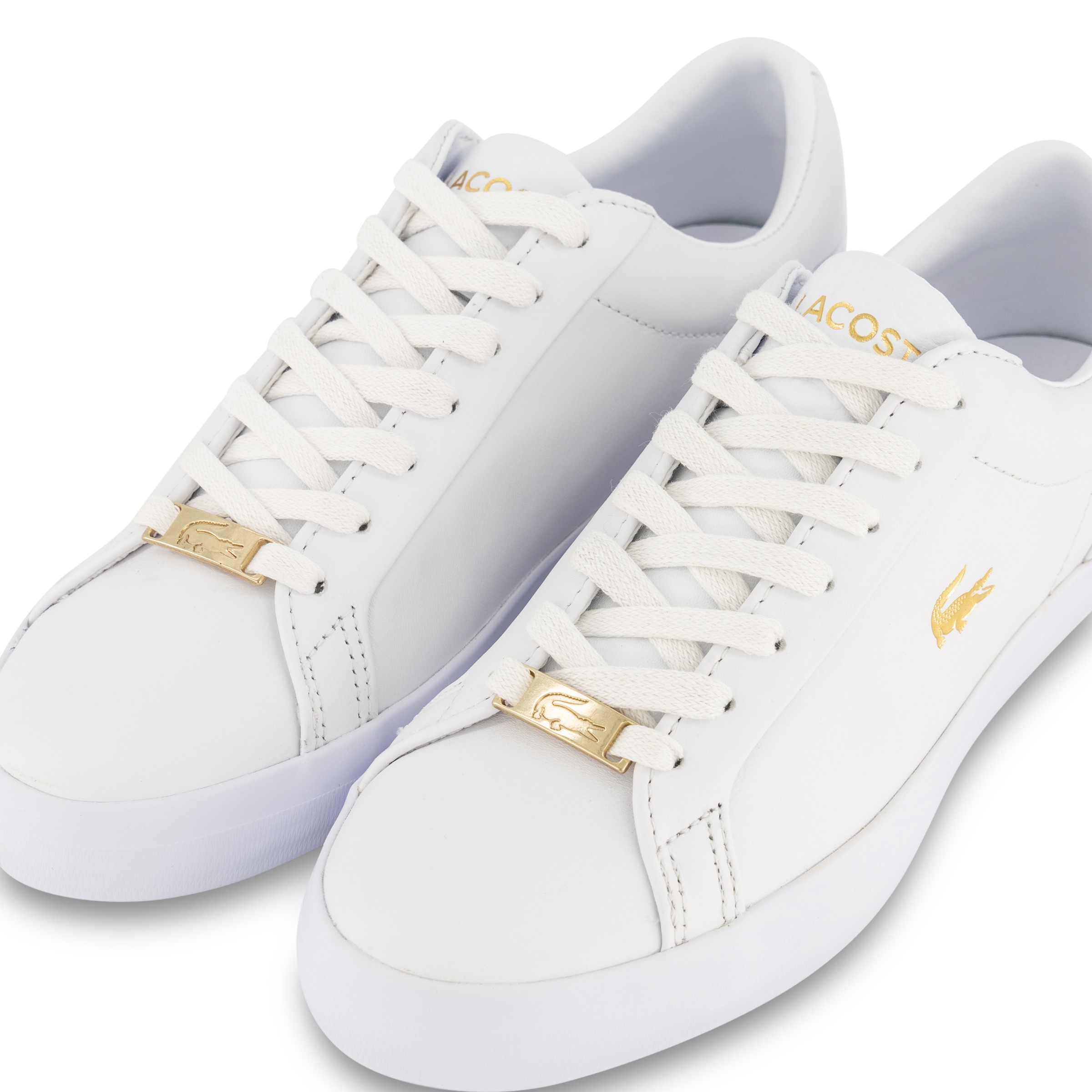 Lacoste Lerond 0922 1 Womens White/Gold | Hype DC