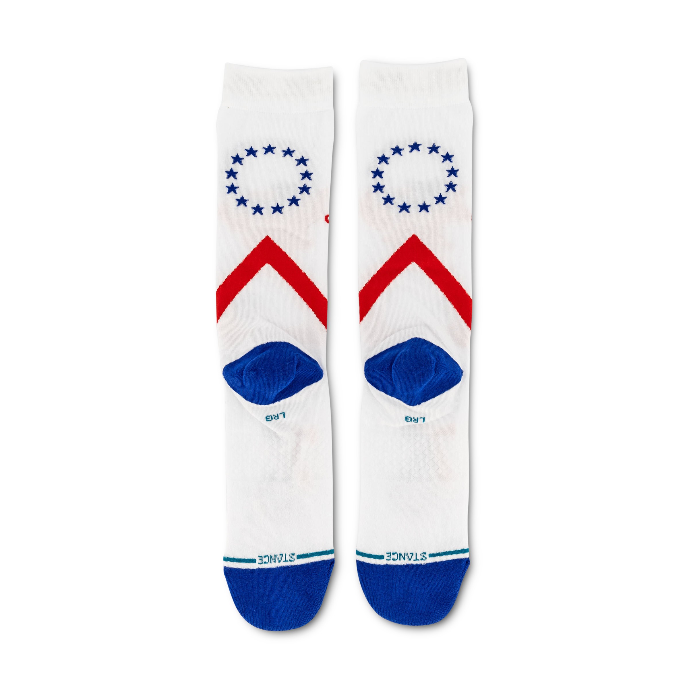 Philidelphia 76ers City Edition 2023 Crew Socks White Hype DC