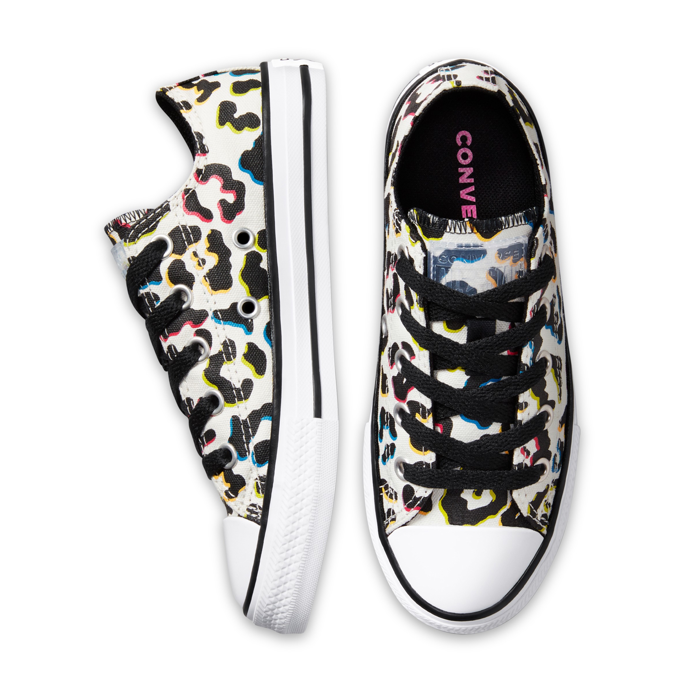 Kids leopard print converse hotsell