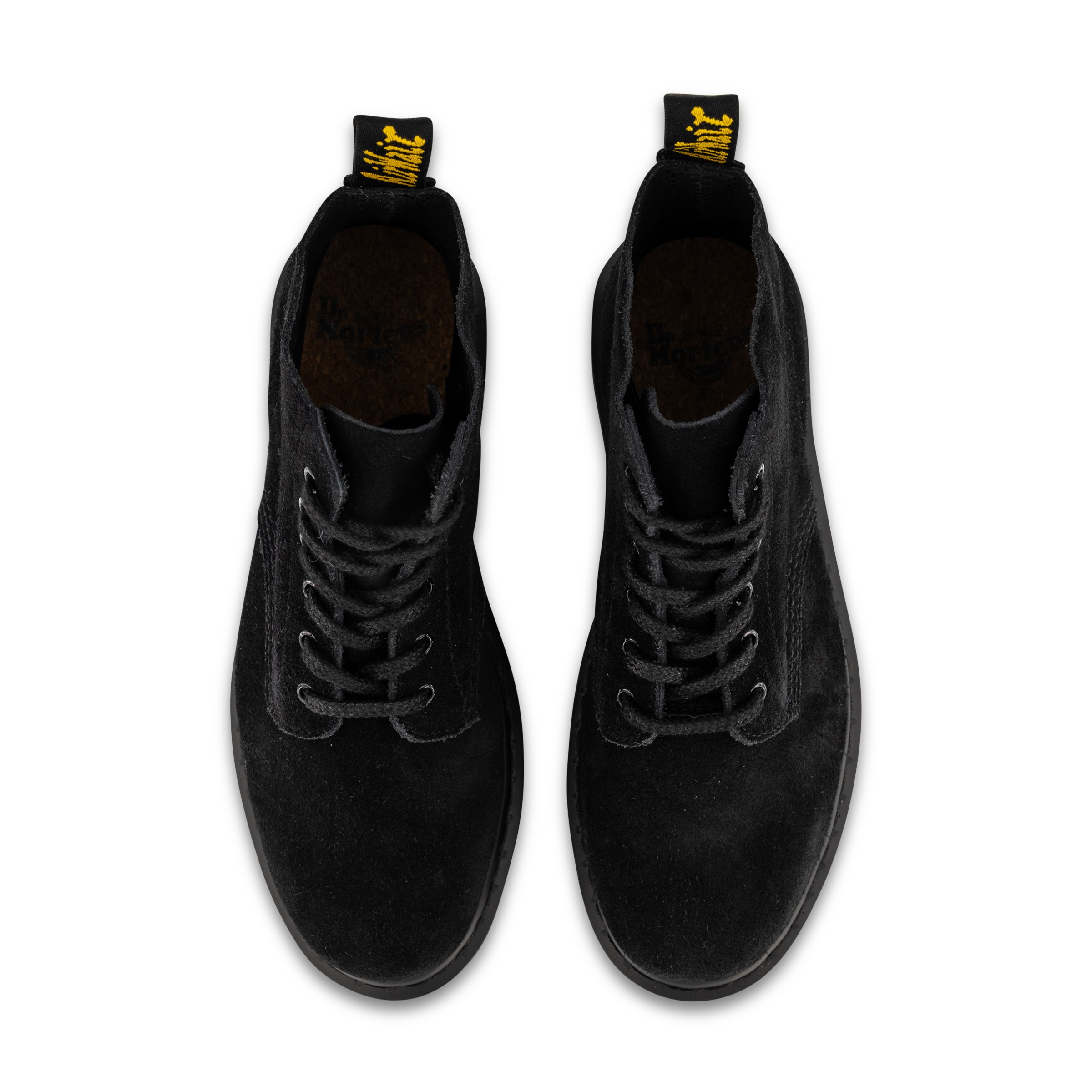 Dr Martens 101 Mono 6 Eye Black Suede Hype DC