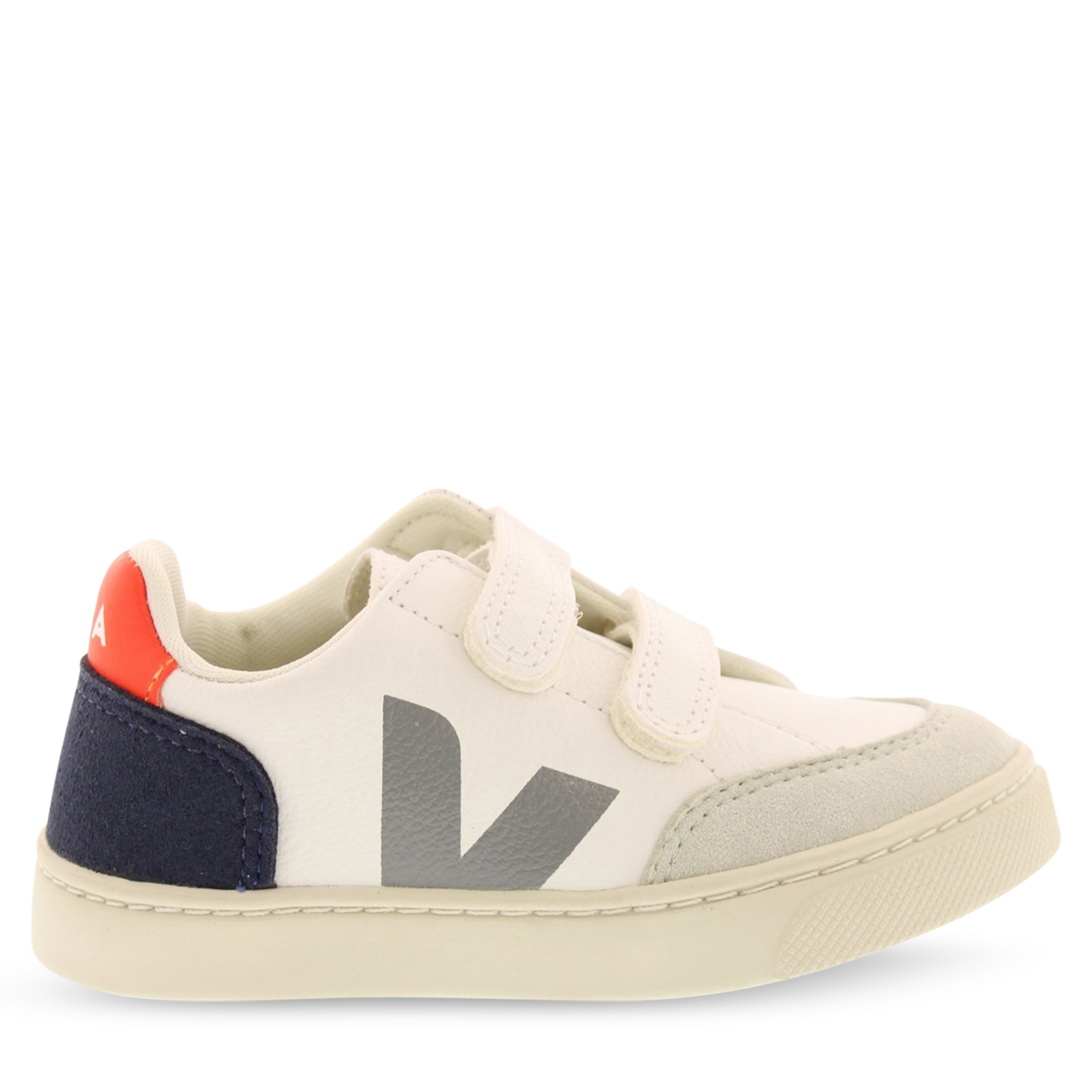 VEJA V 10 Velcro Kids Extra White Multico Nautico Hype DC
