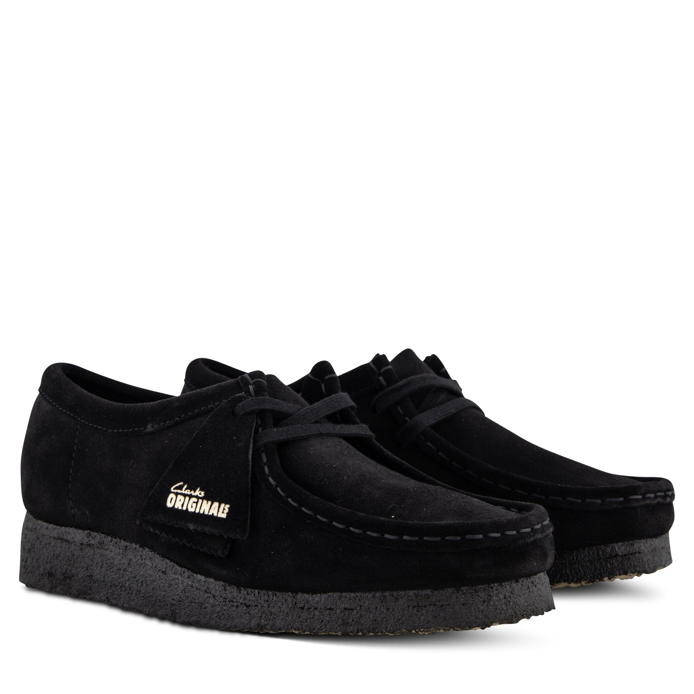 Clarks Originals Wallabee Womens Black Suede | Hype DC