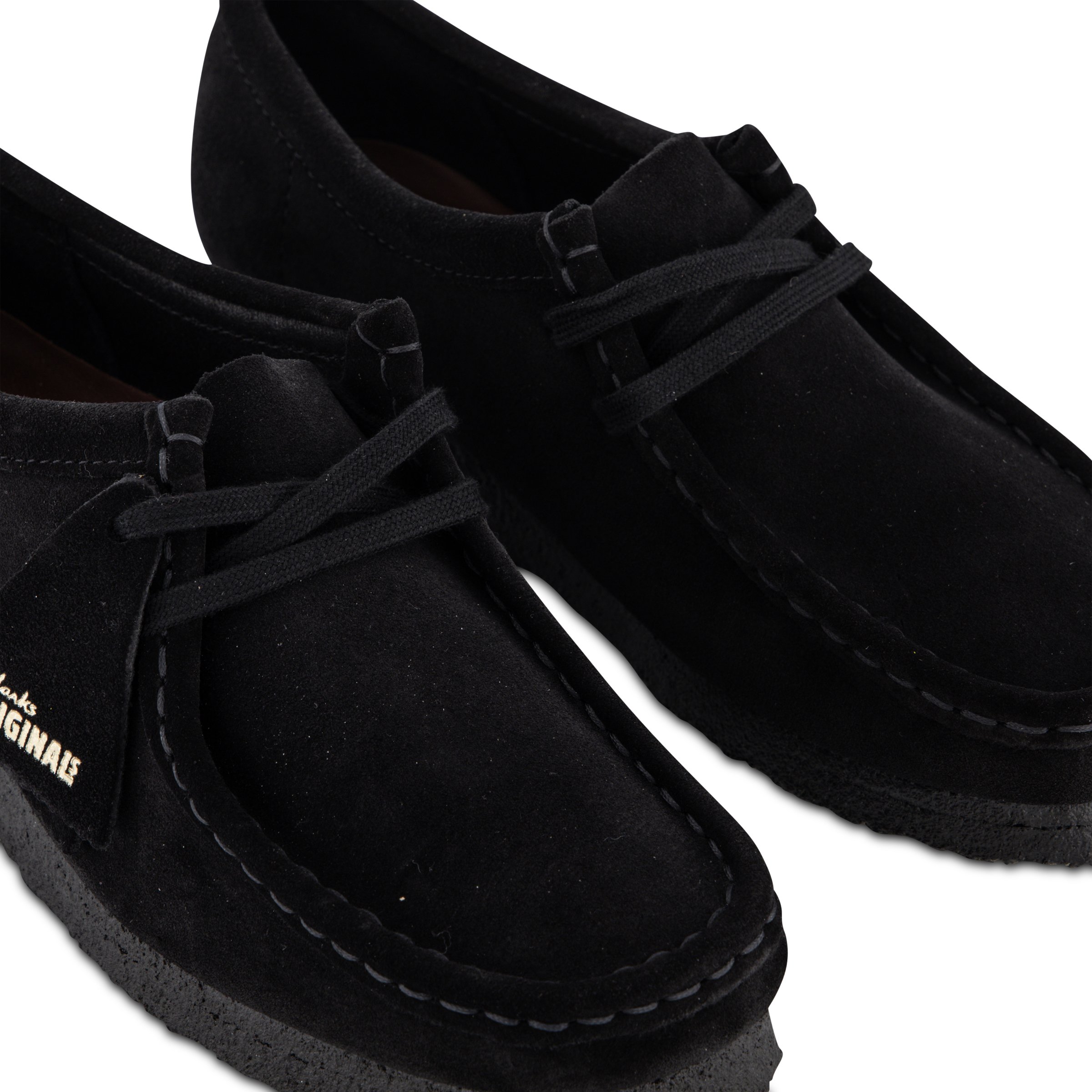 Clarks Originals Wallabee Womens Black Suede | Hype DC