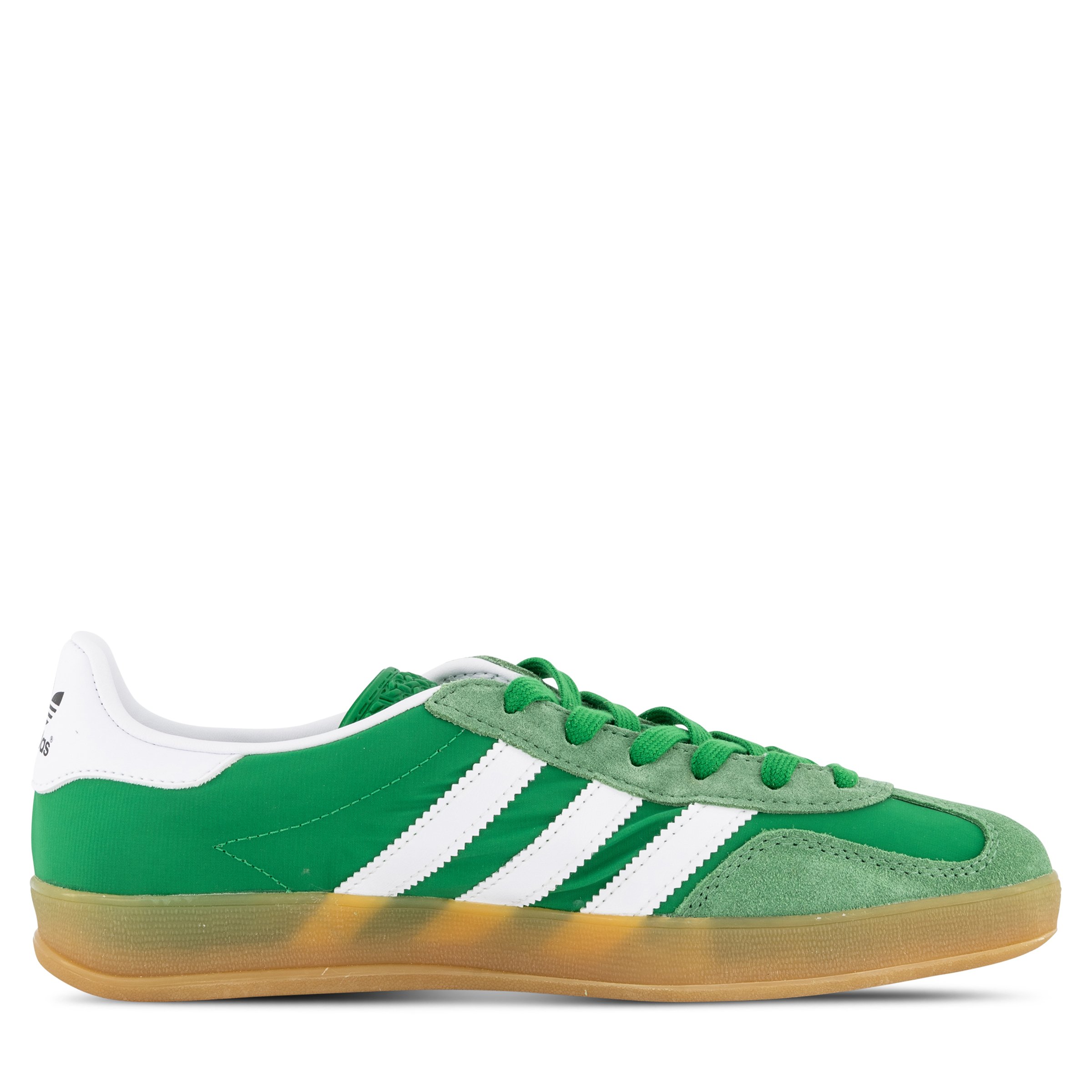 Green and white adidas Gazelle sneakers Hype DC