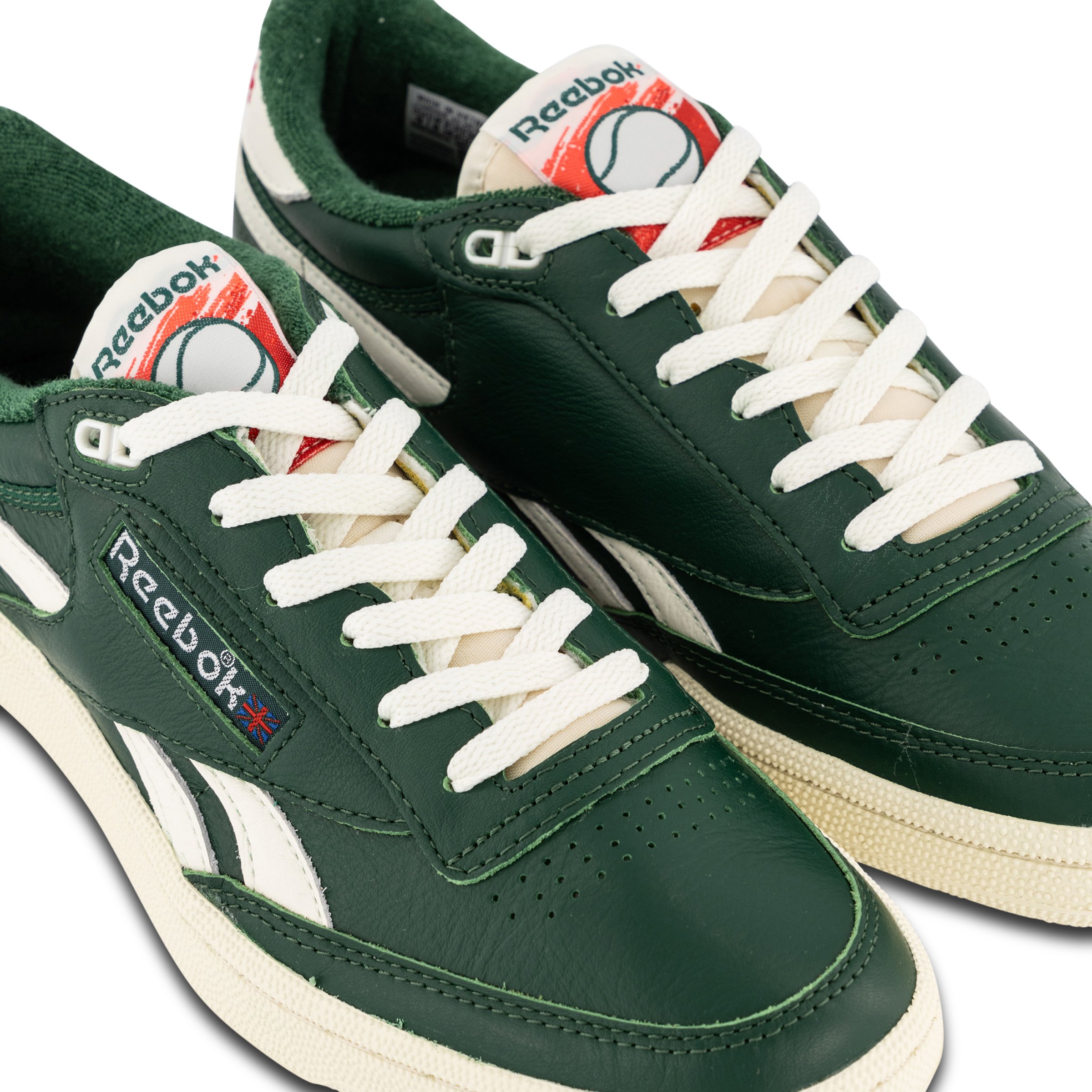 Green reebok club c cheap