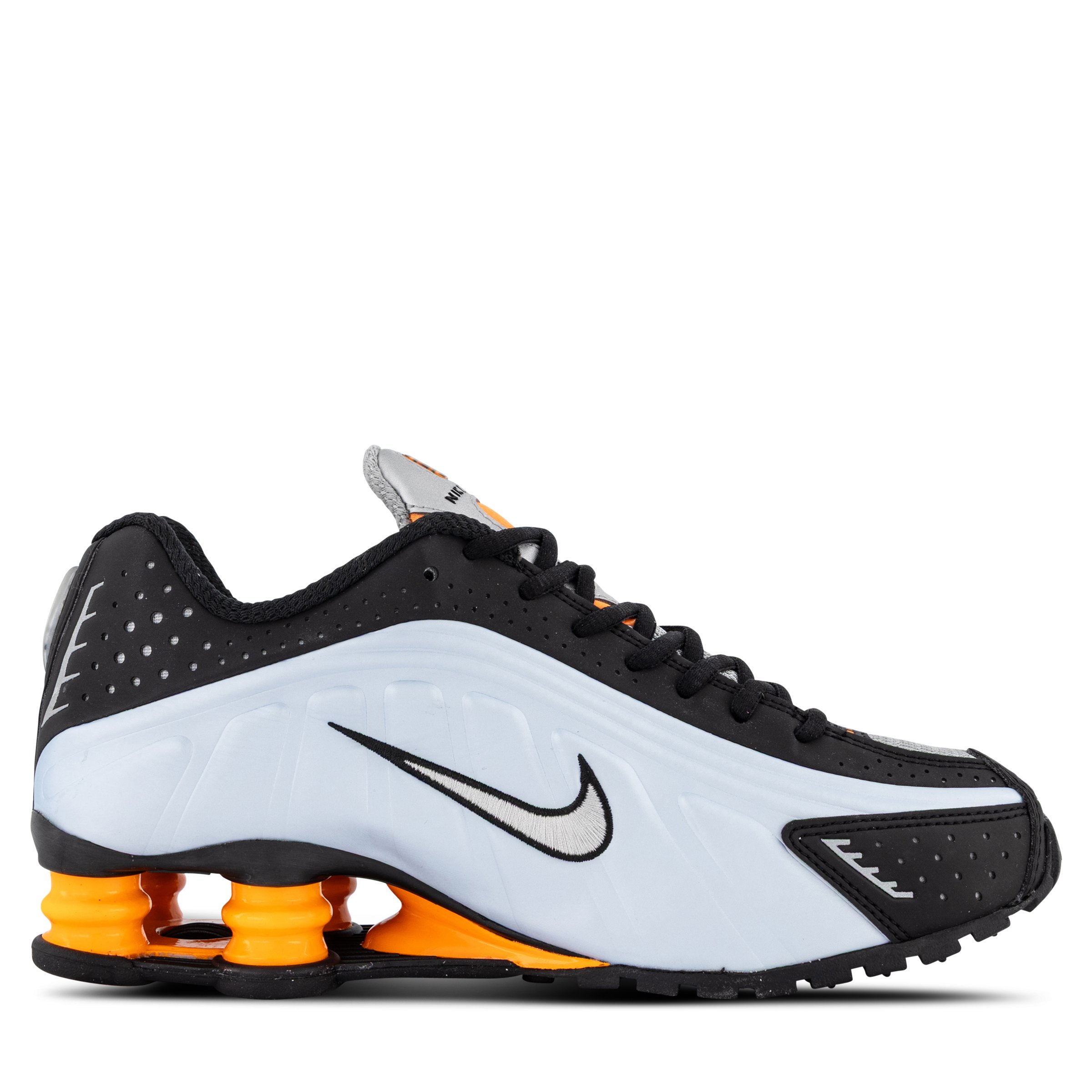 Nike Shox R4 Womens Blue Tint/Metallic Silver/Total Orange | Hype DC