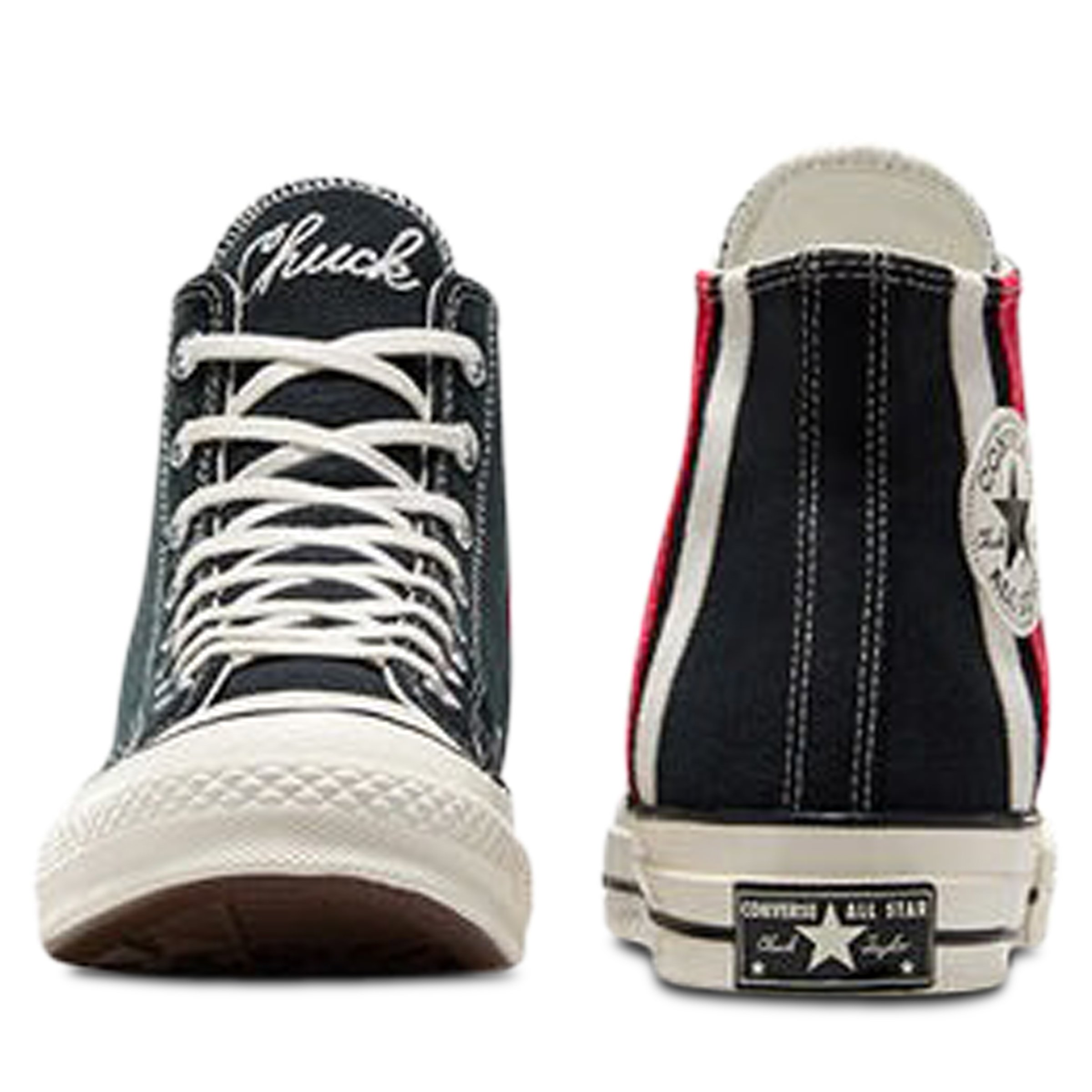 Converse Chuck 70 Archival Stripes High Black Red Vintage White Hype DC
