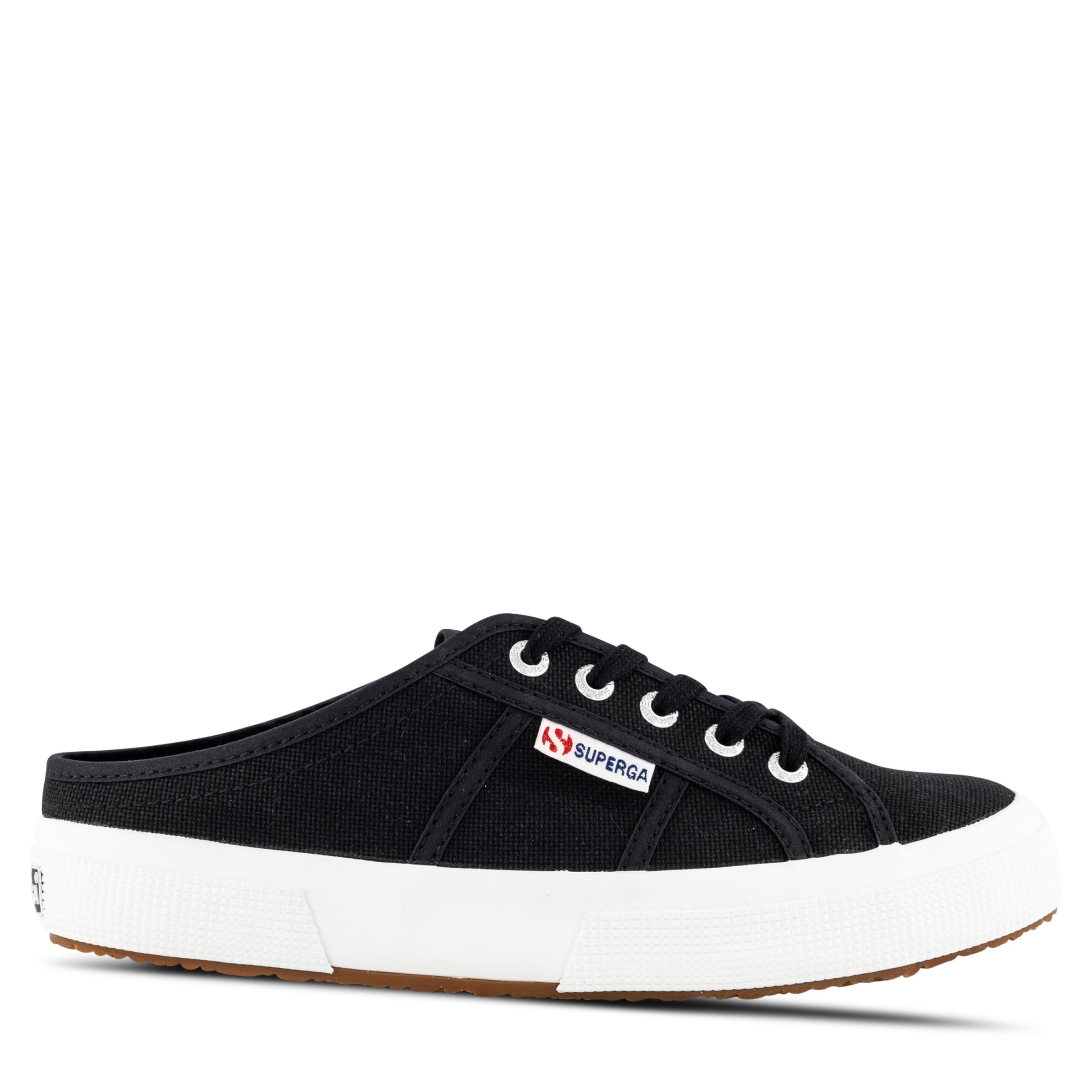 Superga canvas shop mule sneakers