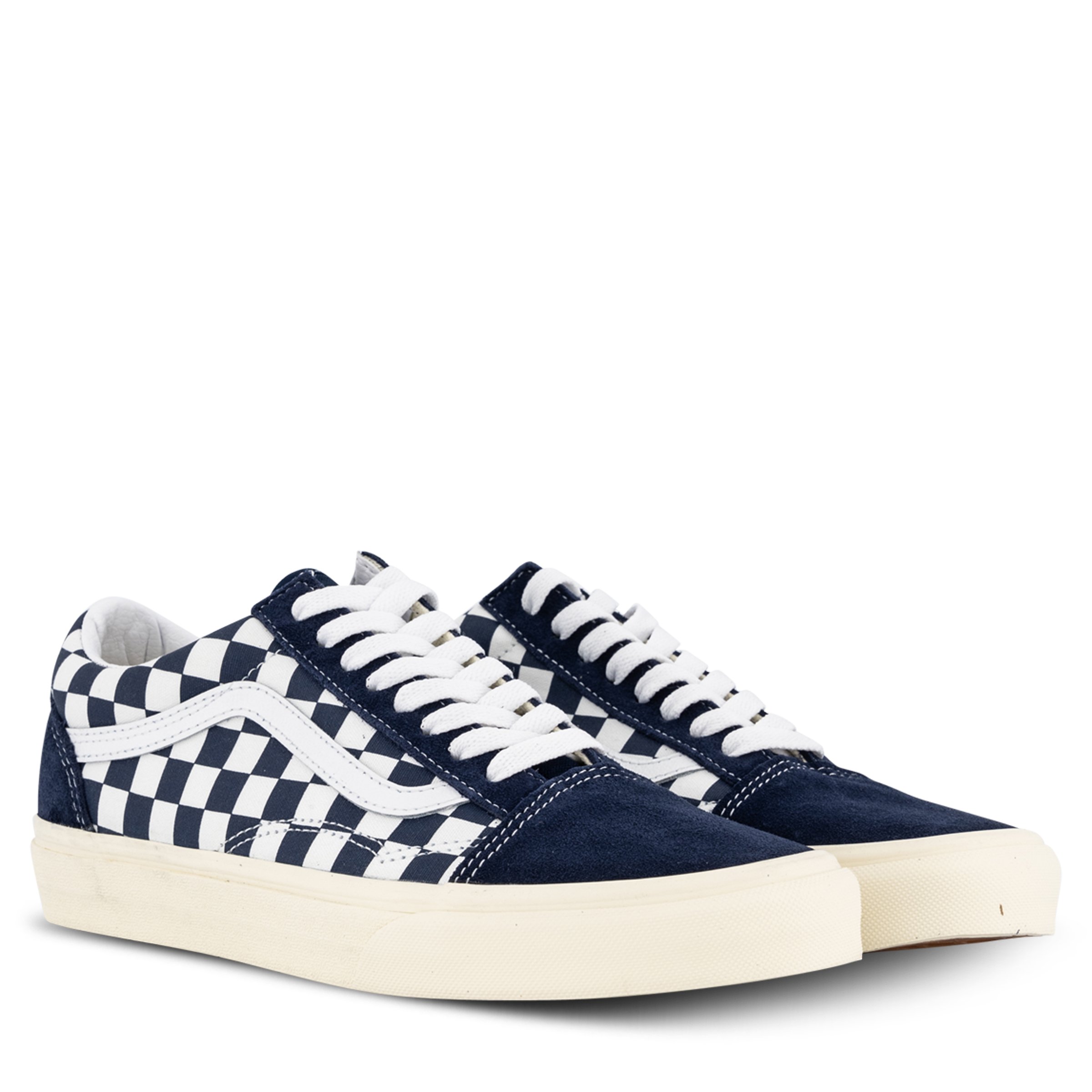 Blue vans old outlet skool checkerboard