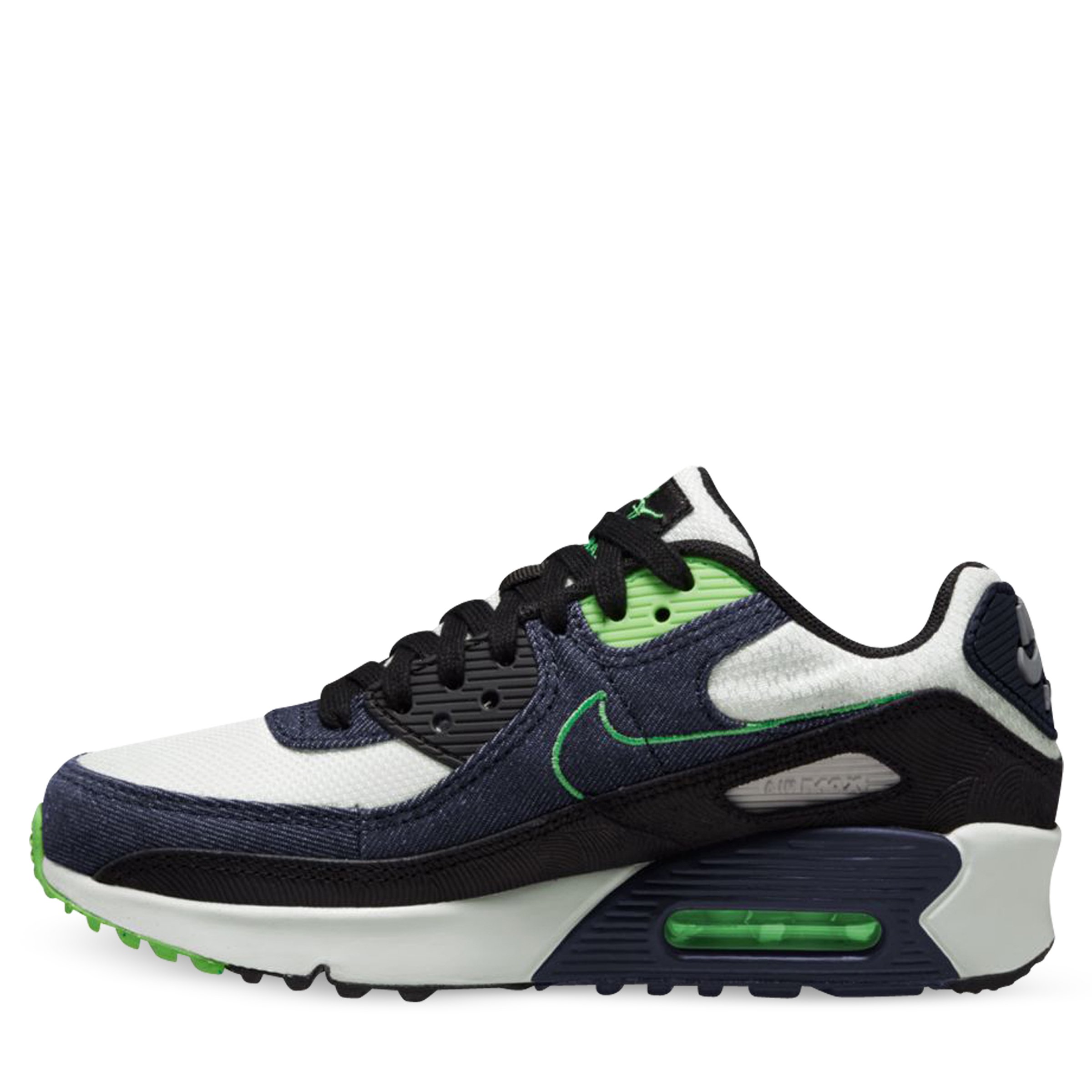 Green and black nike air max 90 sale