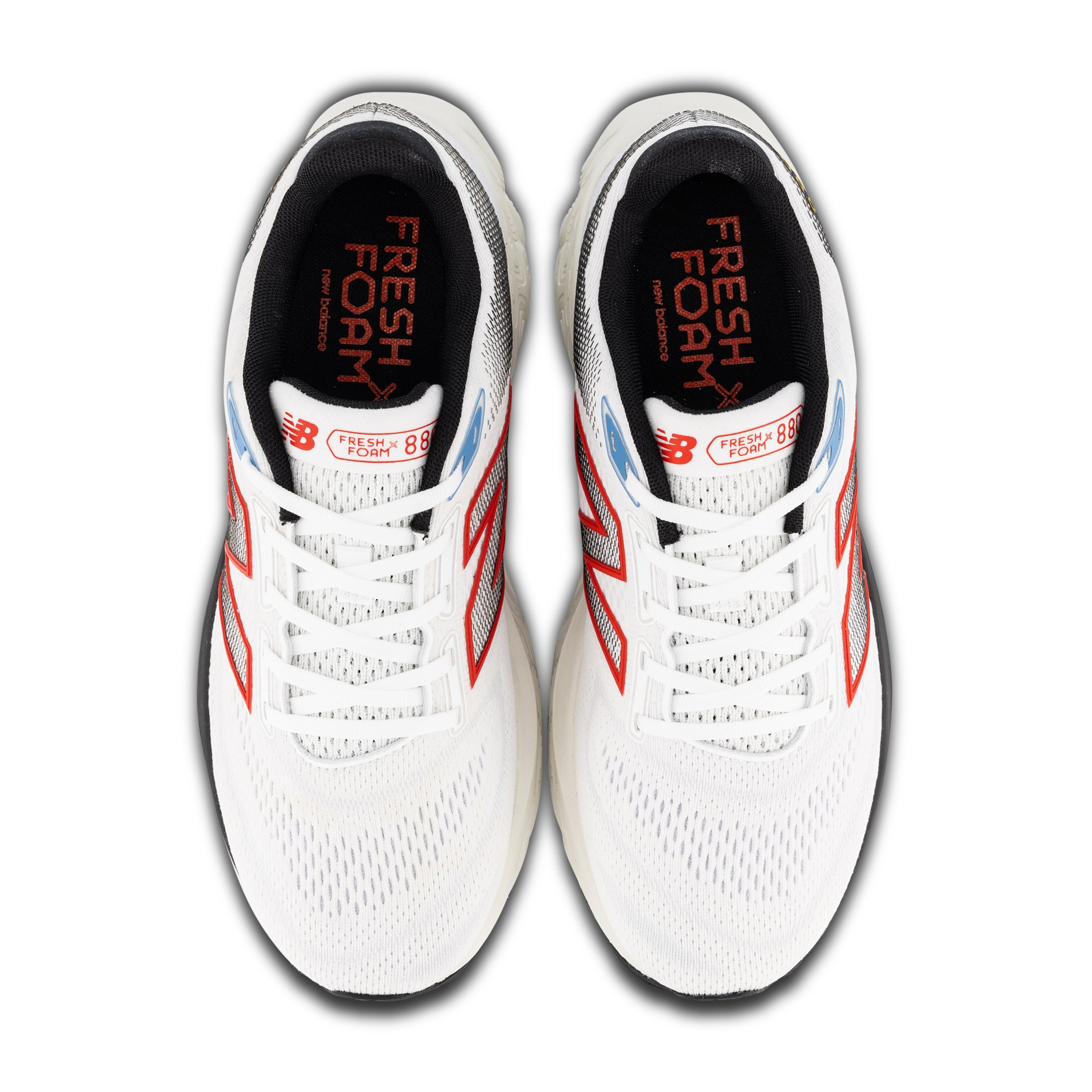 Size 15 - New Balance Fresh Foam X 880v14 White Neo Flame NEW New Balance Fresh Foam 880v14 Review: Undercover Cruisin  main image 2