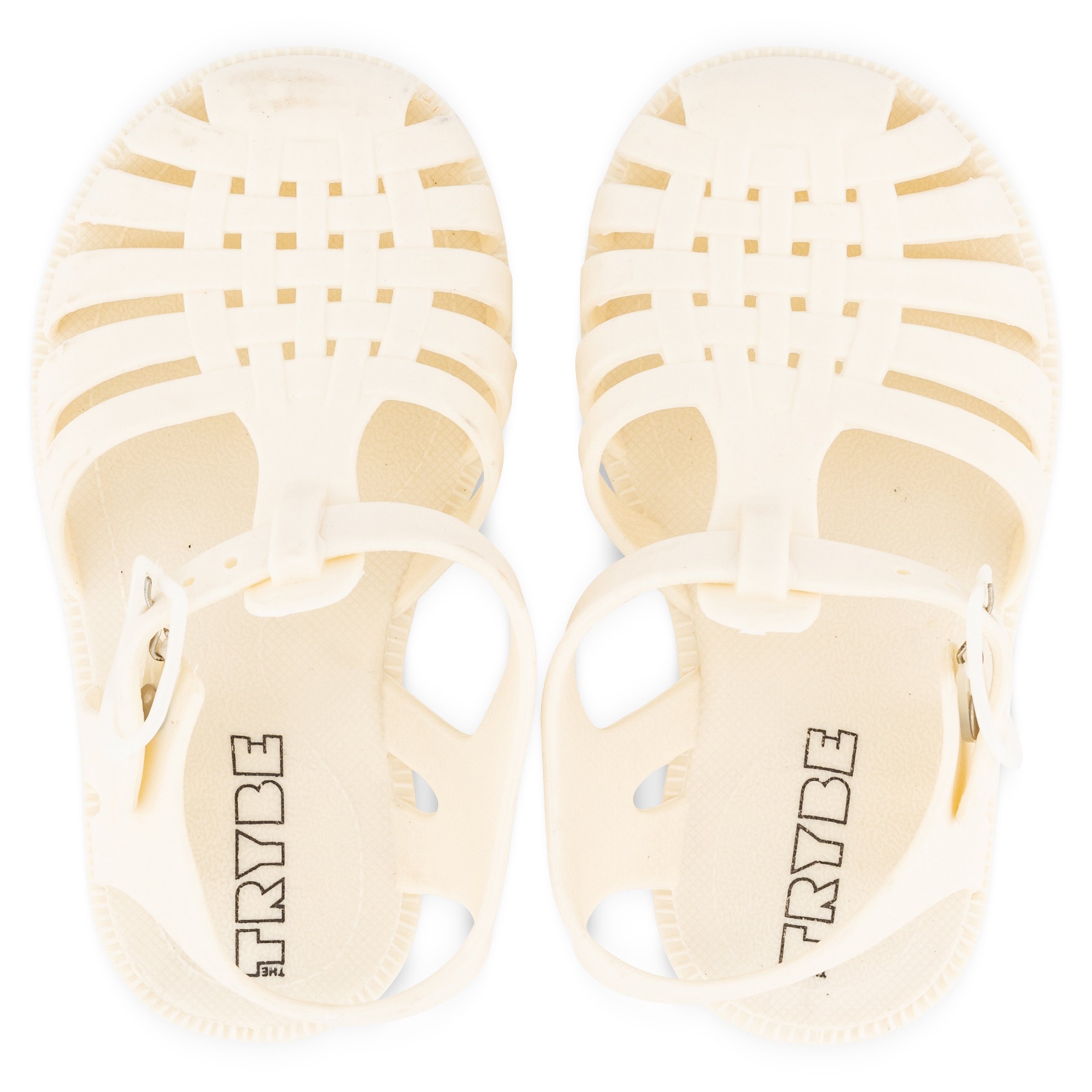 White jelly shoes store