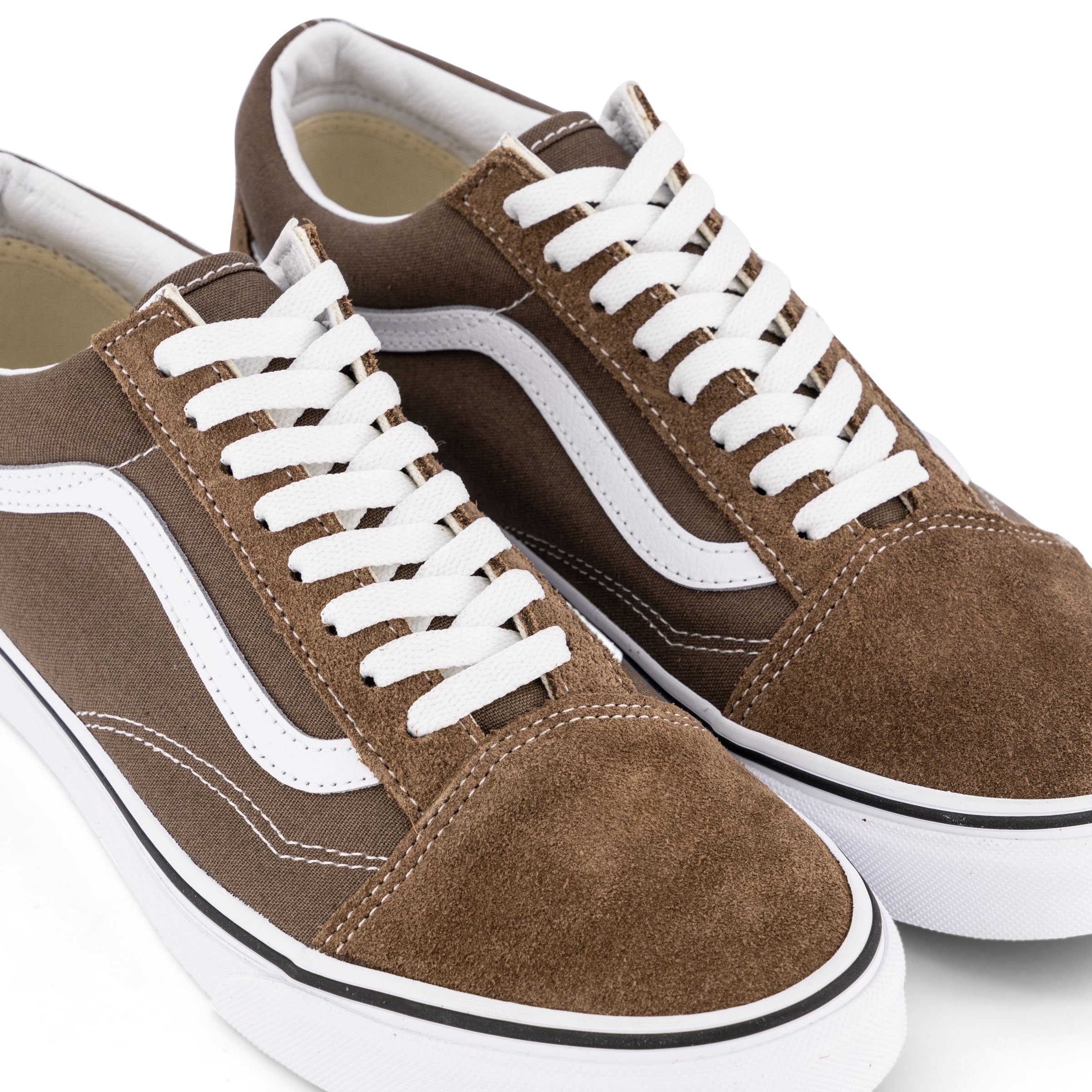 vans old skool tan leather