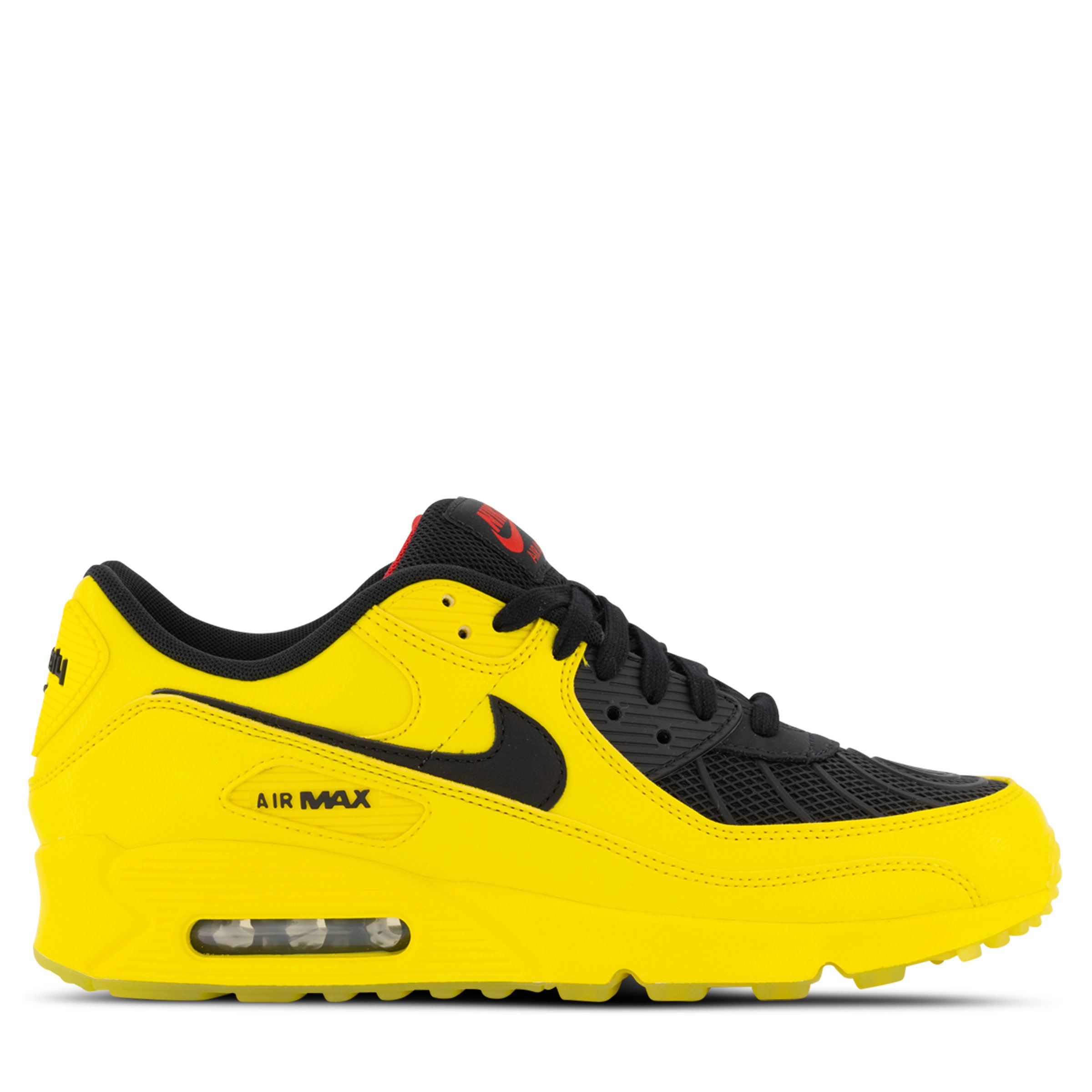 Nike Air Max 90 Black/Neon Yellow-Anthracite | Hype DC