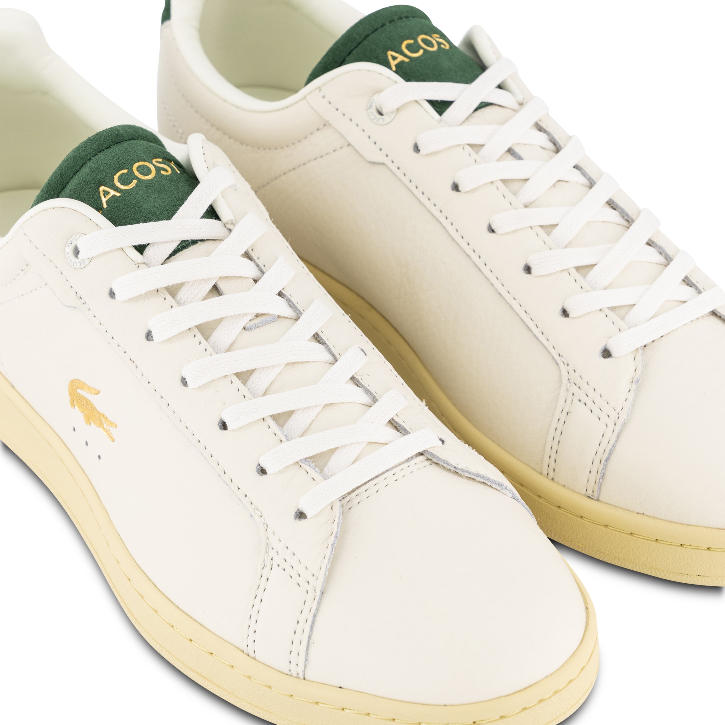 Lacoste Carnaby Pro Off White Green Hype DC