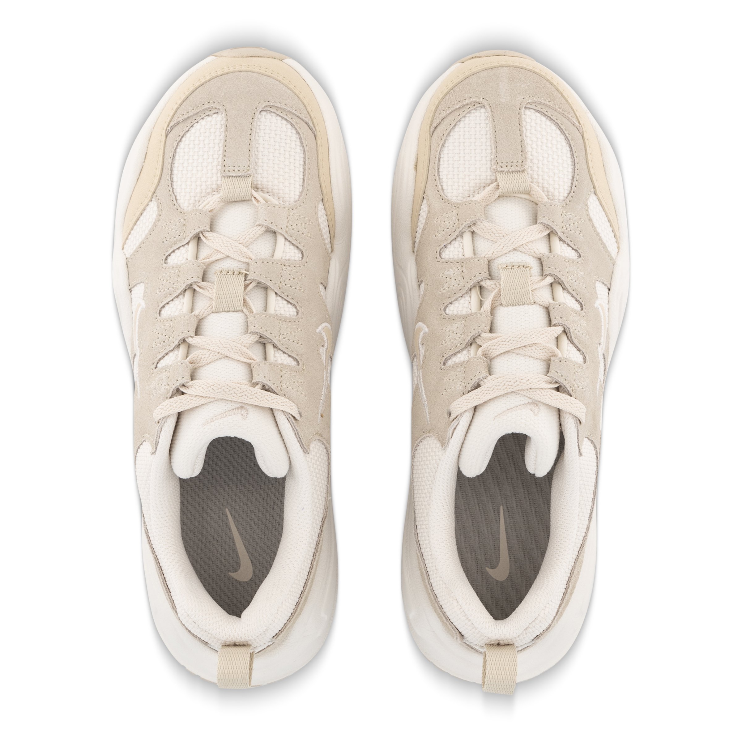 Nike Tech – Hera – Sneaker in Phantom-Weiß und hellem Orewood