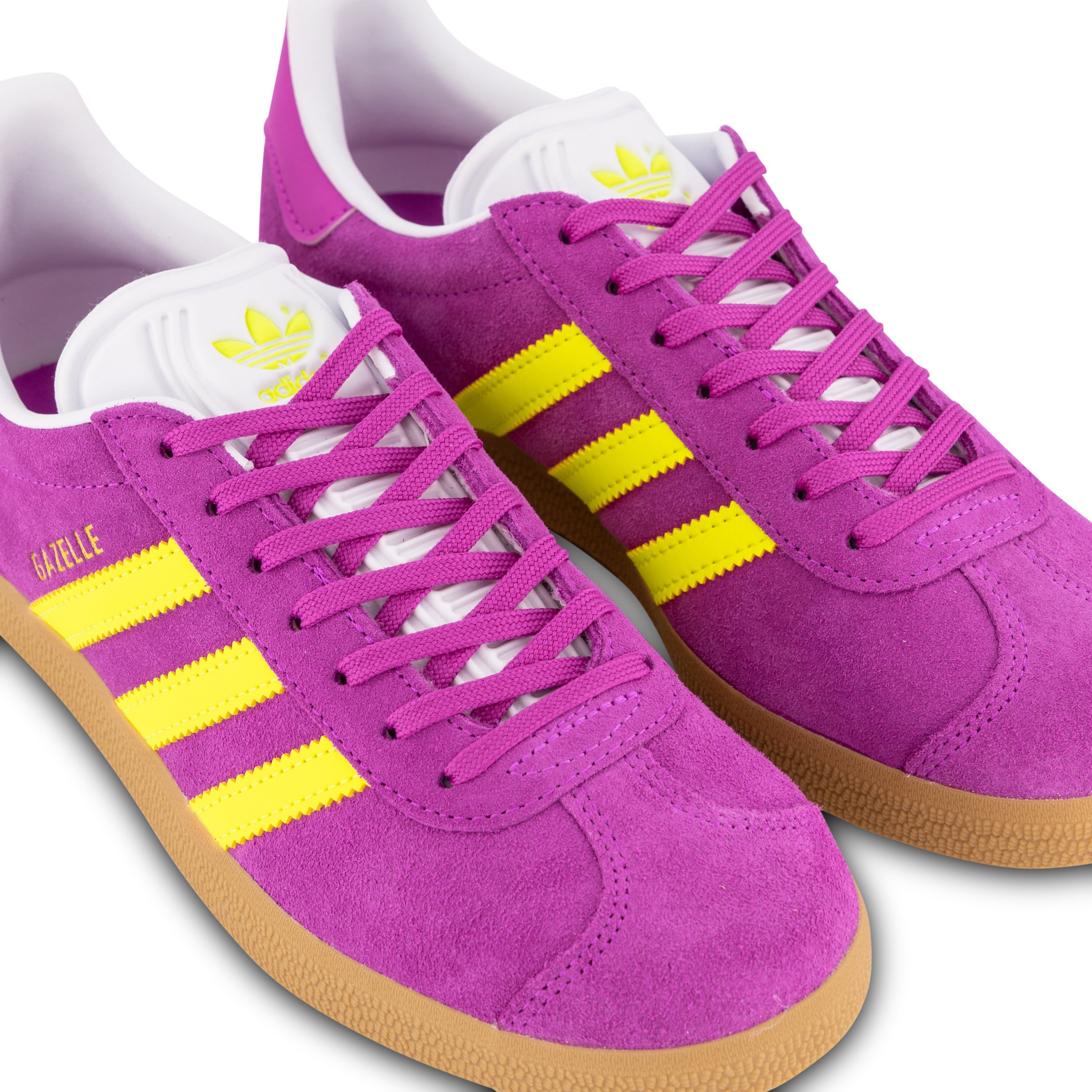 Purple yellow adidas top