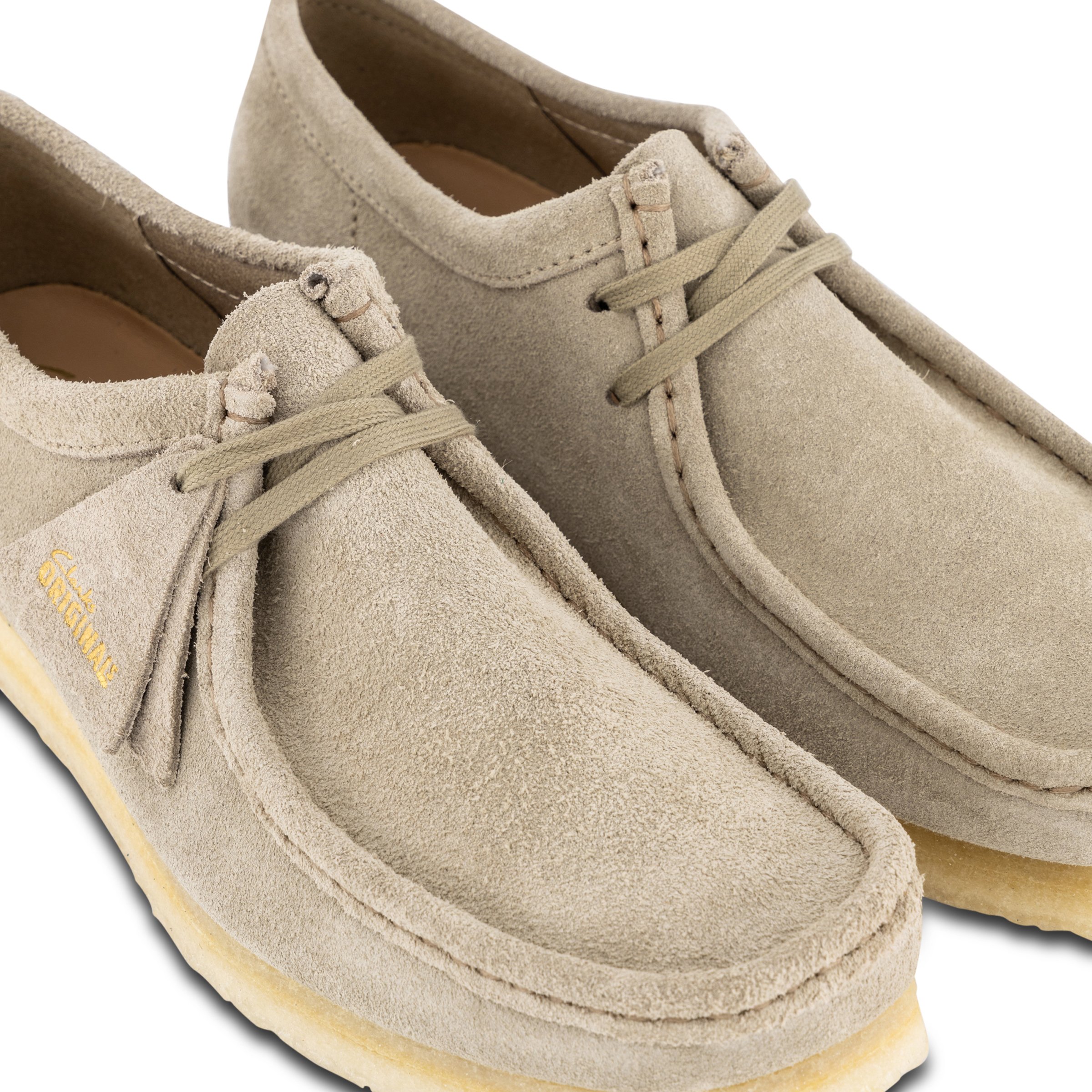 Clarks Originals Wallabee Pale Grey Suede Hype DC
