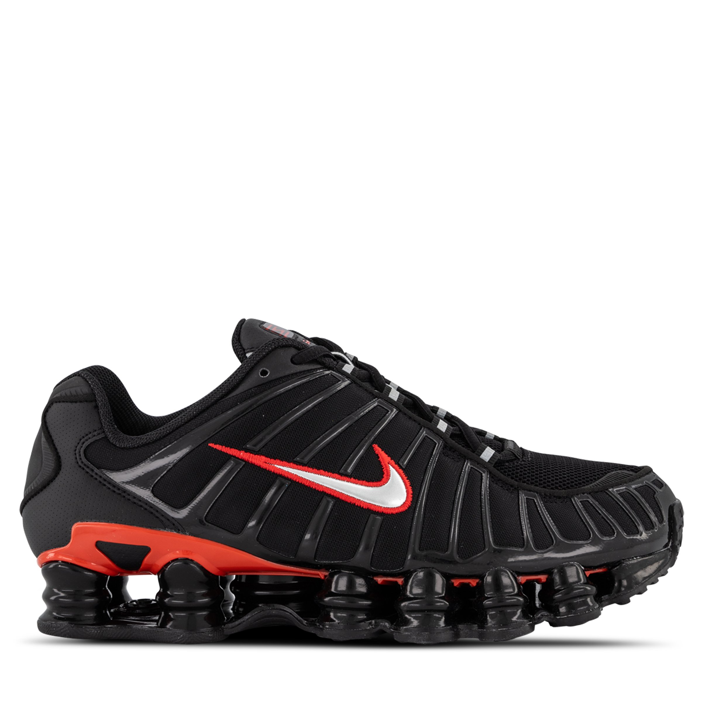 Nike Shox TL Black Metallic Silver University Red Hype DC