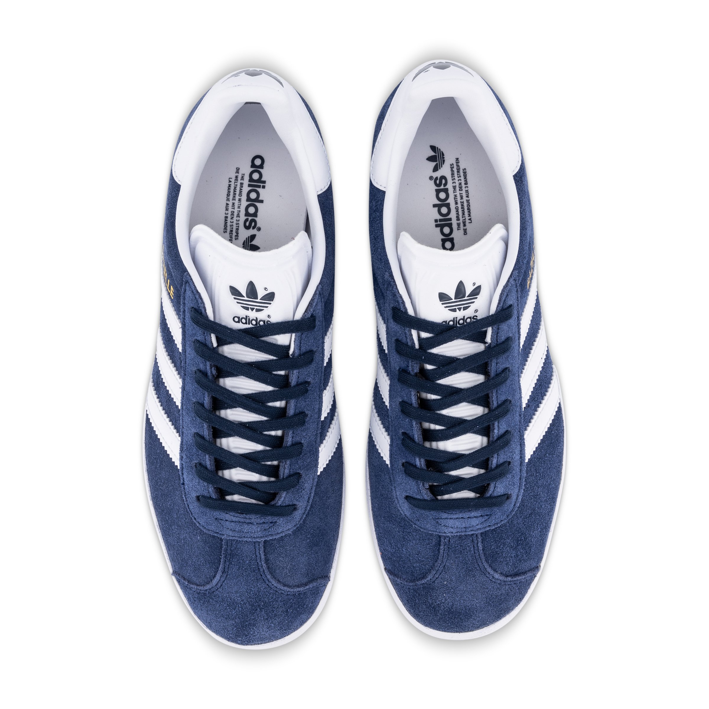 Mens navy gazelles size 9 top