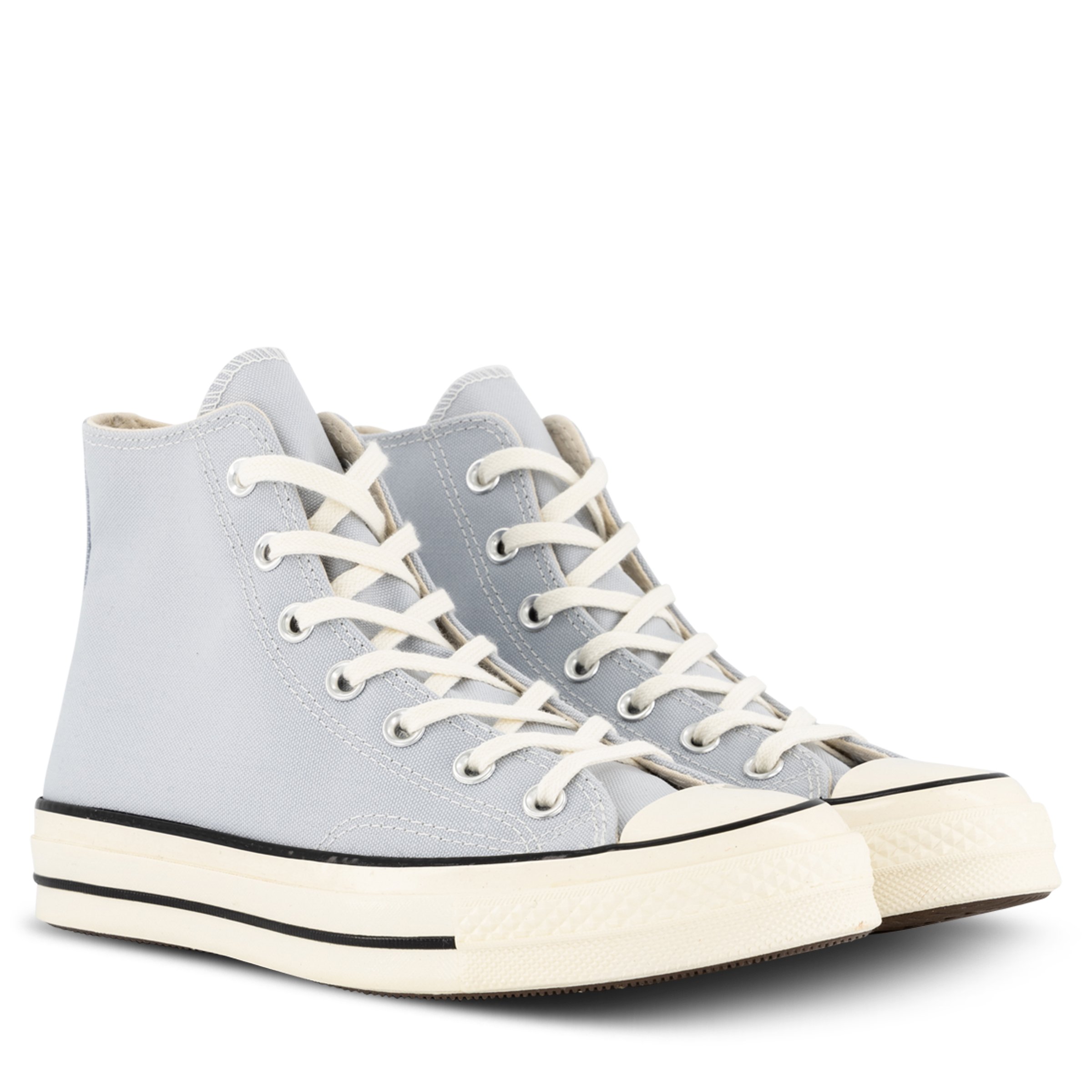 Grey and black on sale converse high tops