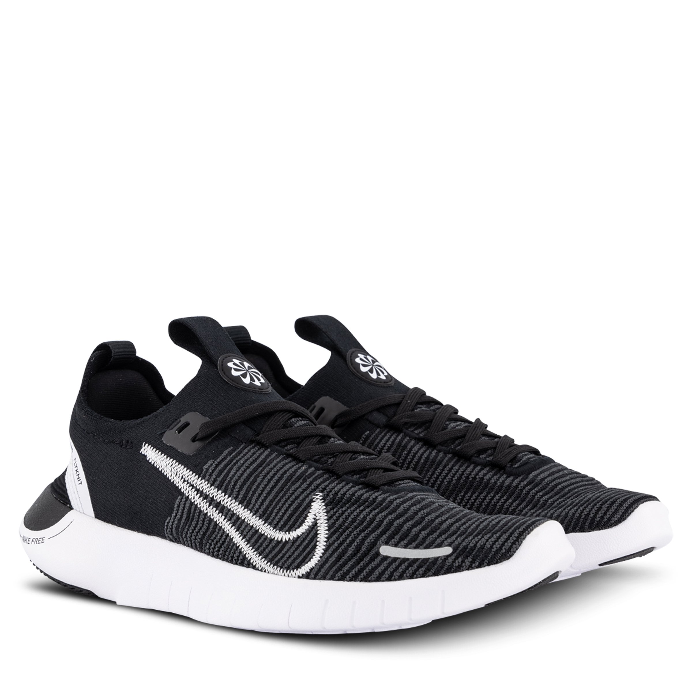 Nike free mens black and white cheap