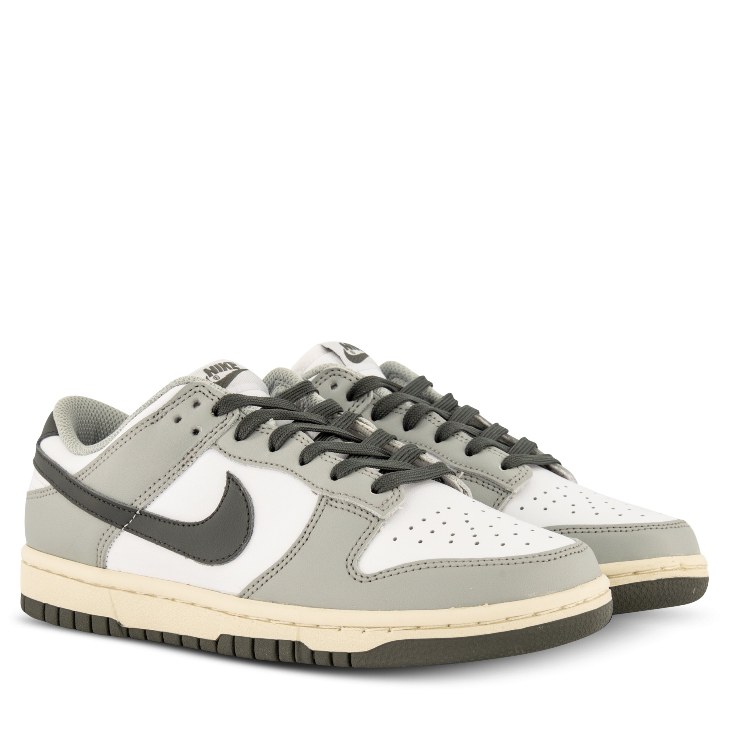 Nike Dunk Low White / Light Smoke Grey / Sail / Iron Grey Low Top Sneakers  - Sneak in Peace