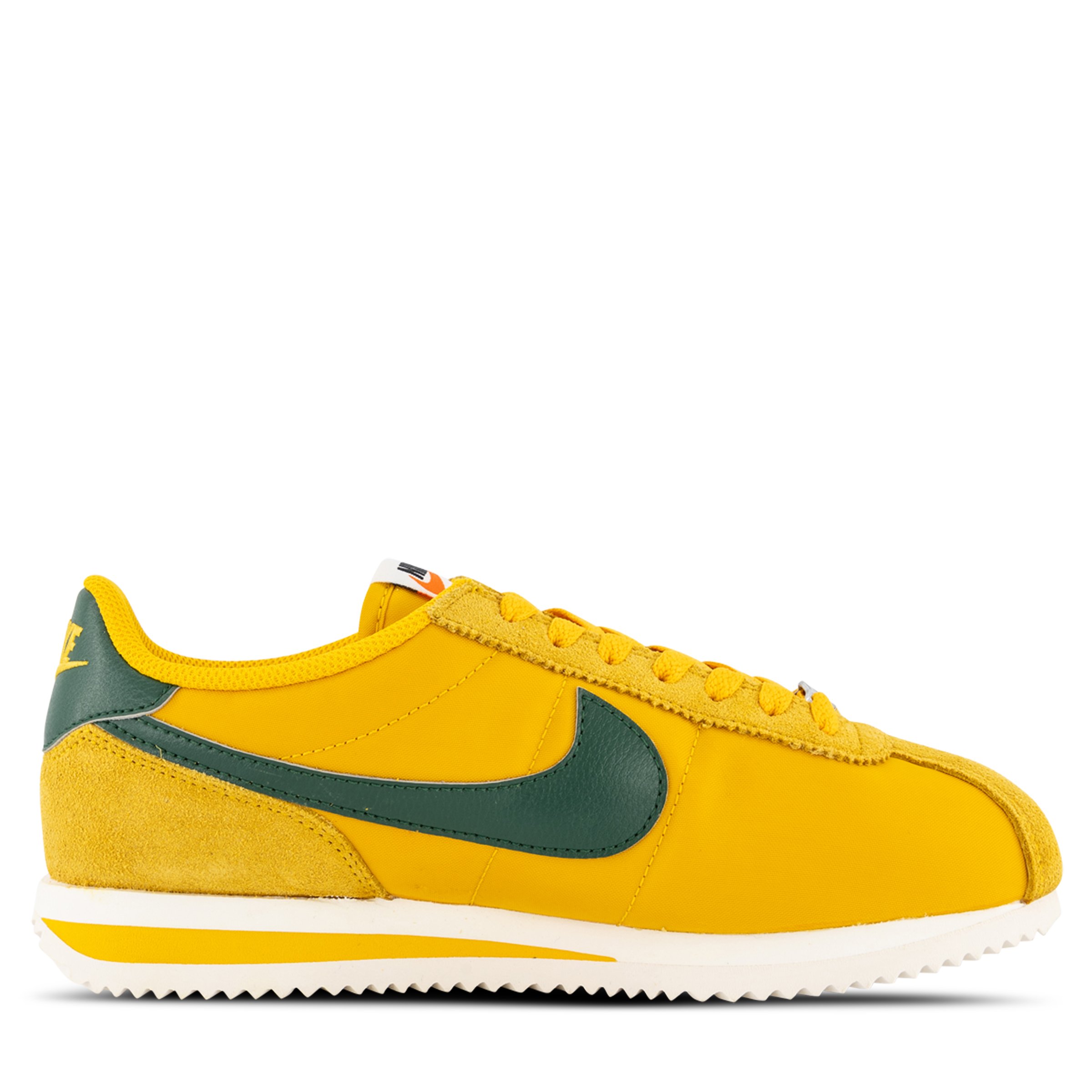 Nike Cortez Womens Yellow Ochre Gorge Green Total Orange Hype DC