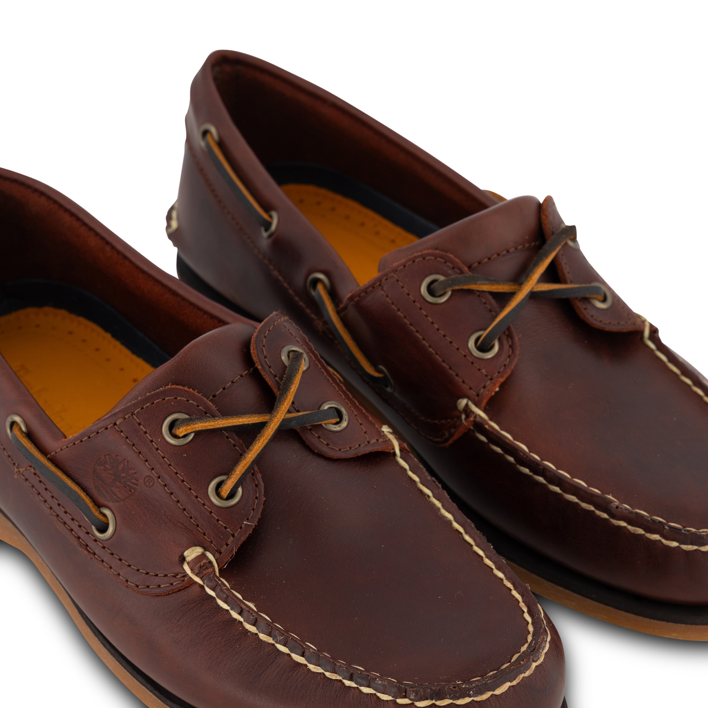 Timberland 2-Eye Boat Shoe Medium Brown Full-Grain | Hype DC