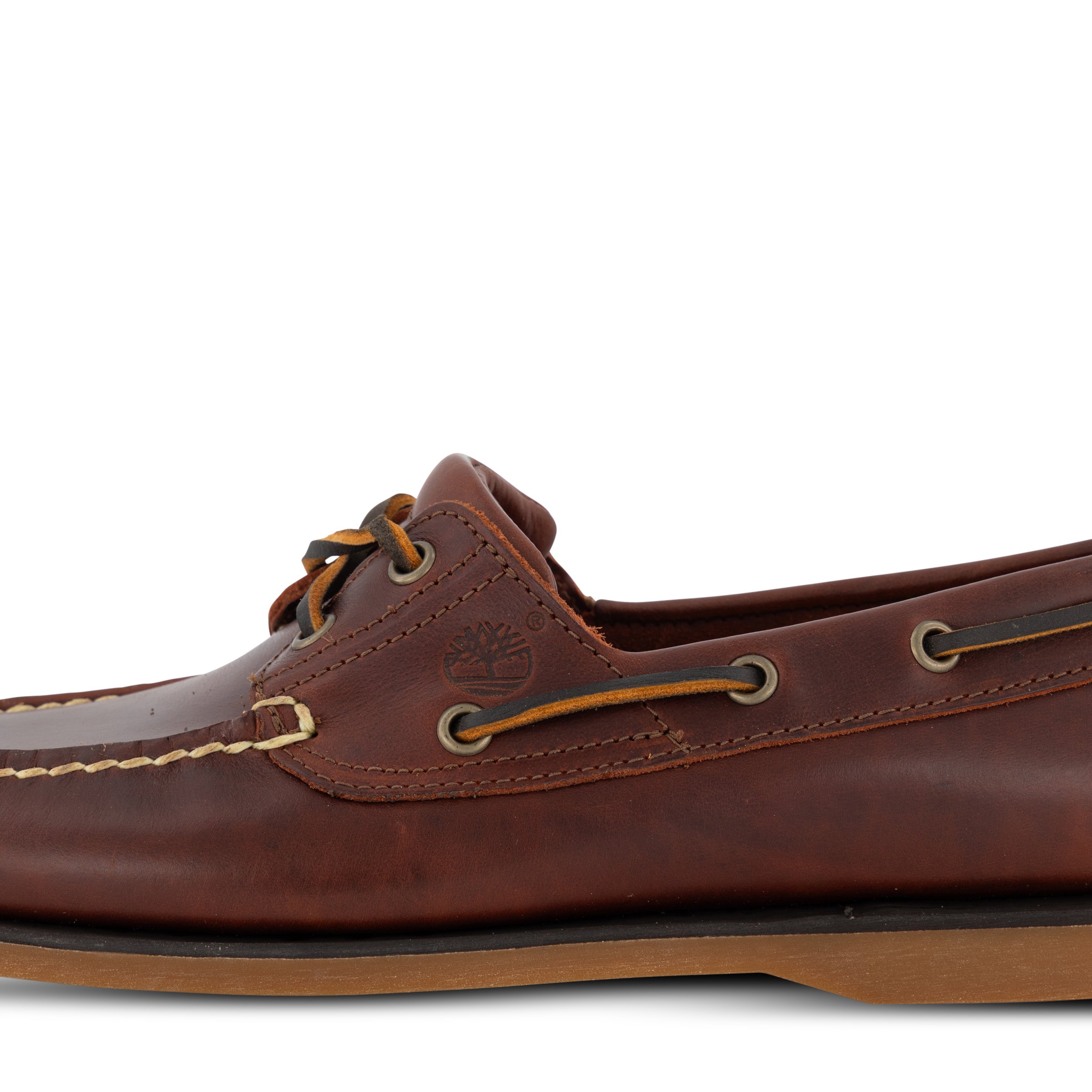 Timberland 2-Eye Boat Shoe Medium Brown Full-Grain | Hype DC