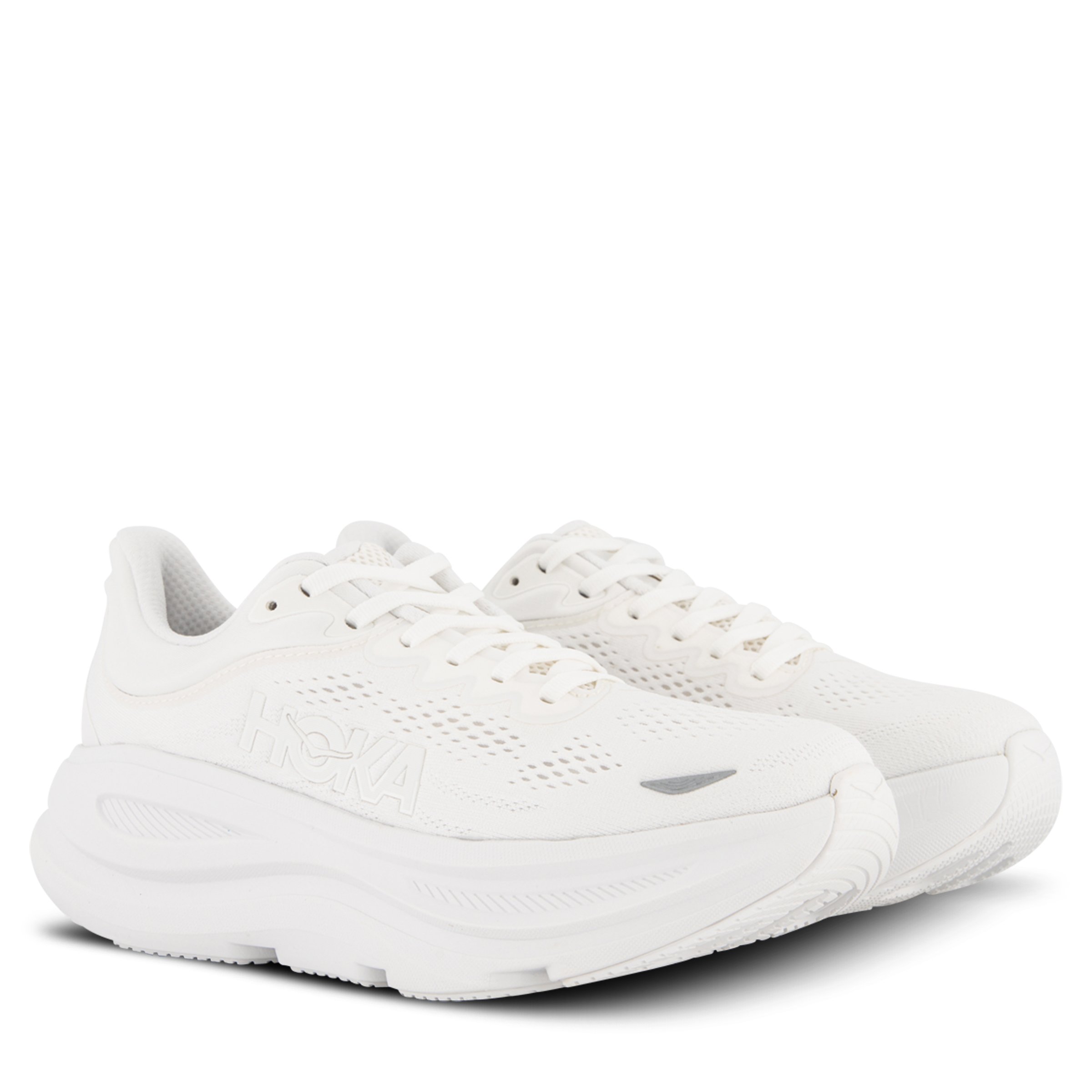 HOKA Bondi 9 Womens White / White | Hype DC