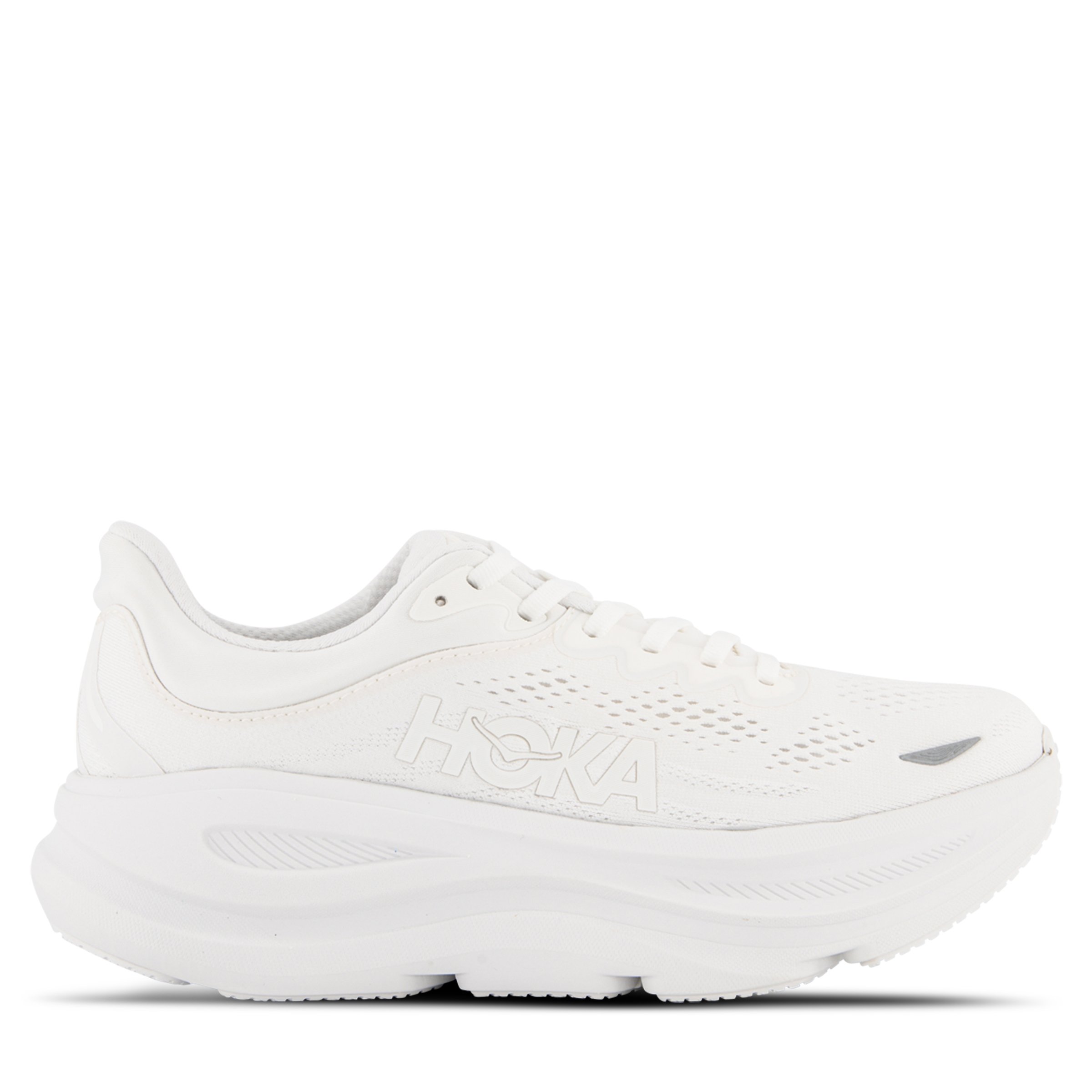 Shop HOKA Bondi 9 Shoes for Women in Stardust Silver | Hype DC