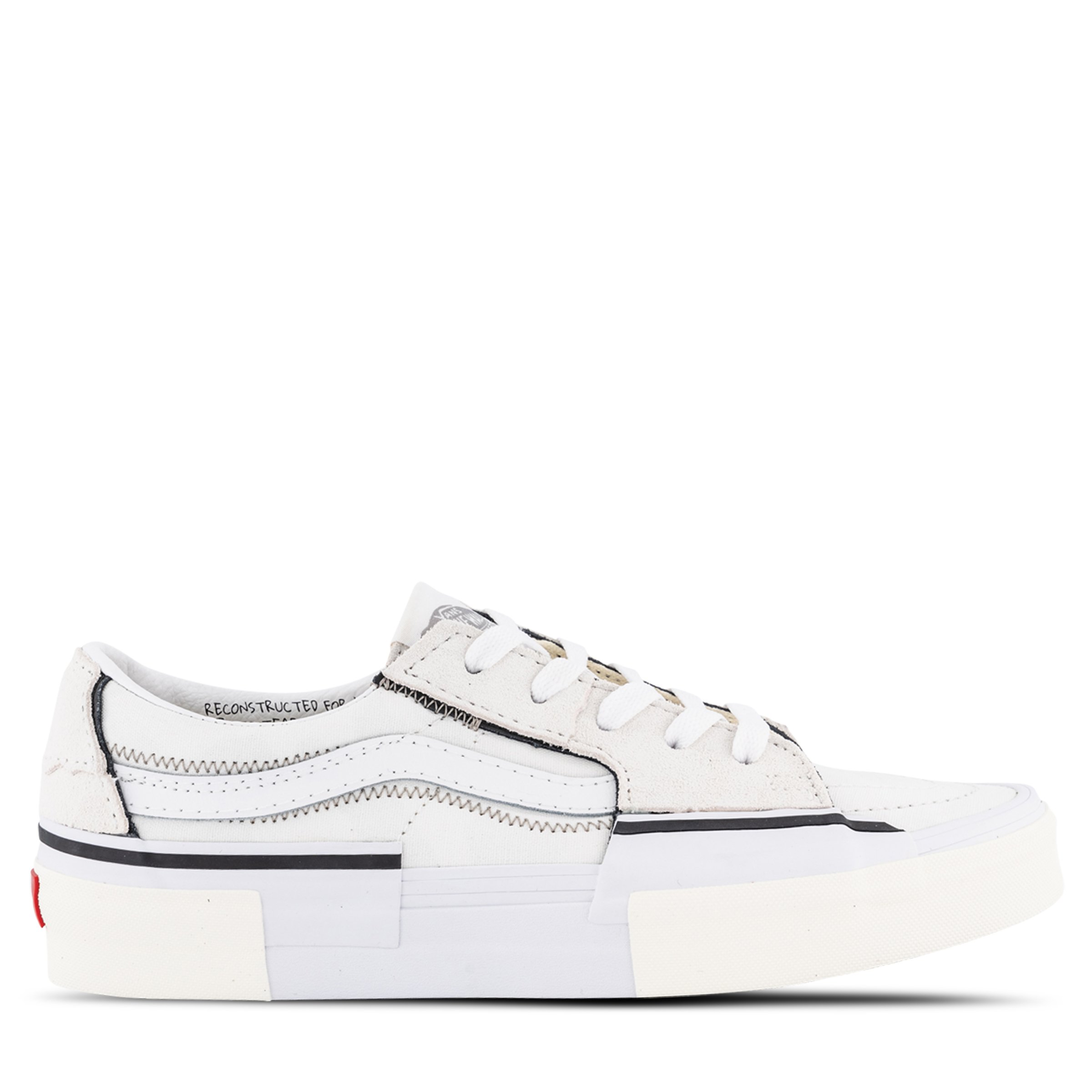 White vans thin on sale sole