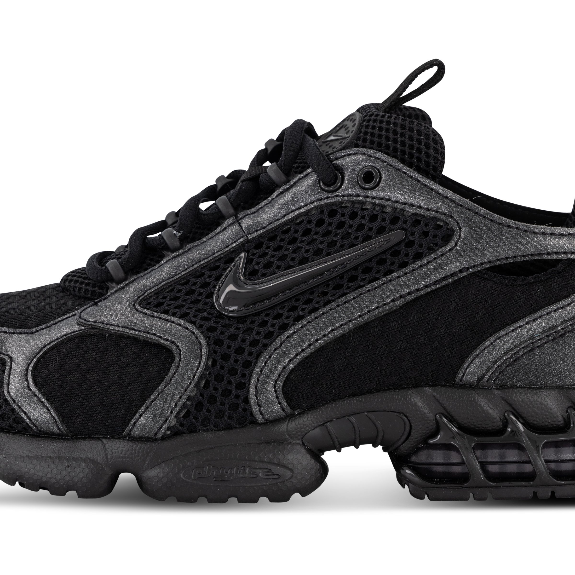 Nike Air Zoom Spiridon Cage 2 Black Black Anthracite Smoke Grey Hype DC