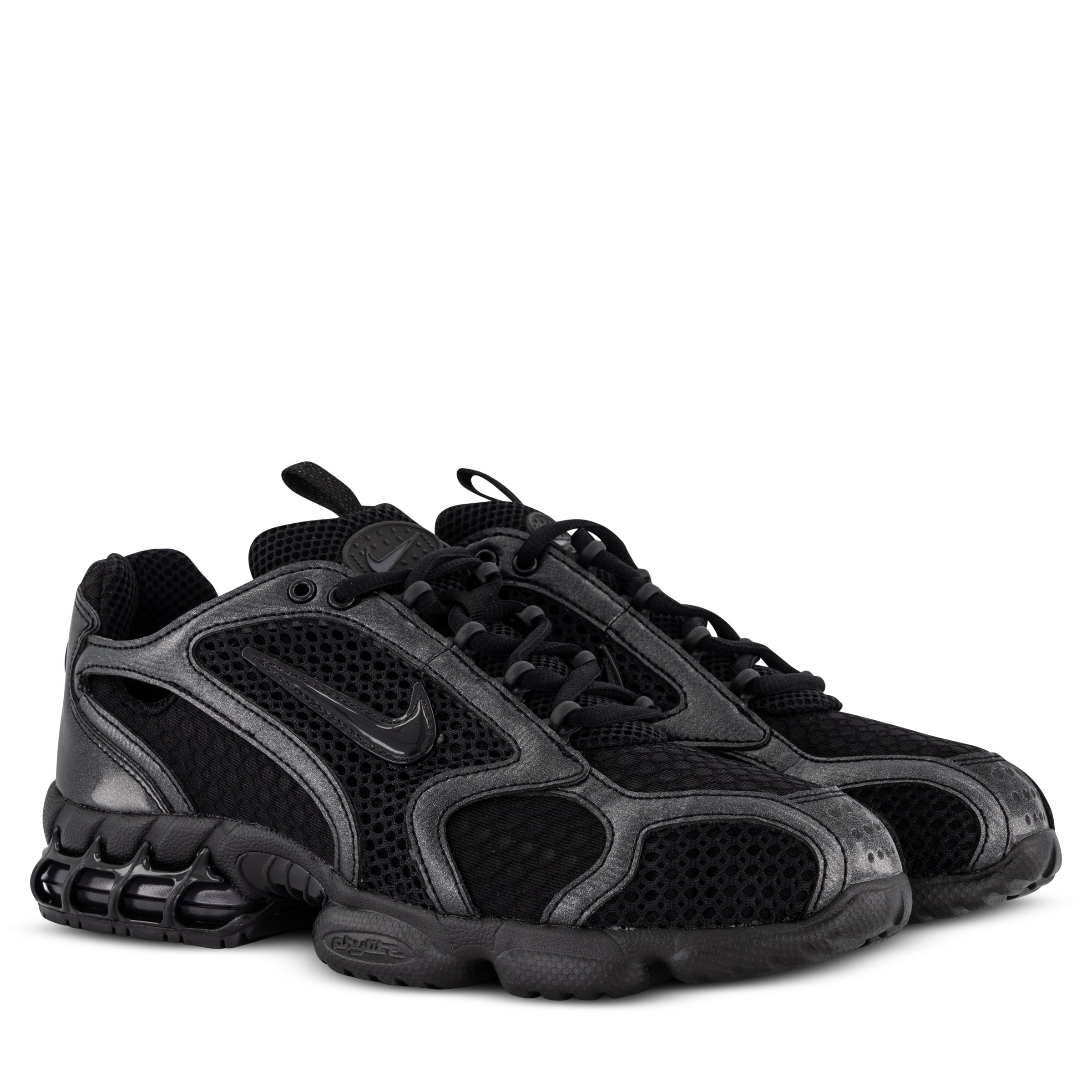 Nike Air Zoom Spiridon Cage 2 Black Black Anthracite Smoke Grey Hype DC
