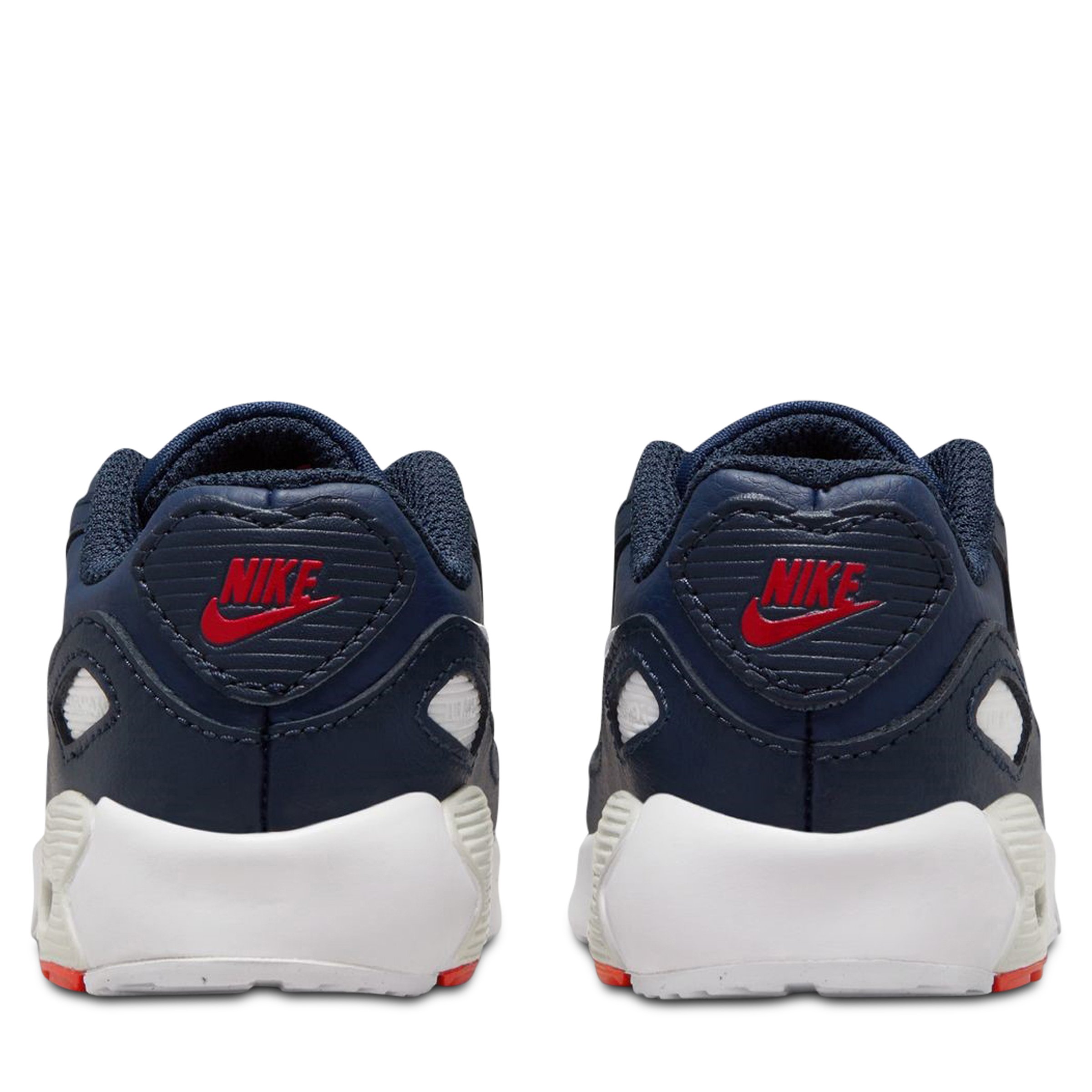 Nike Air Max 90 LTR Toddler Obsidian White Midnight Navy Track Red Hype DC