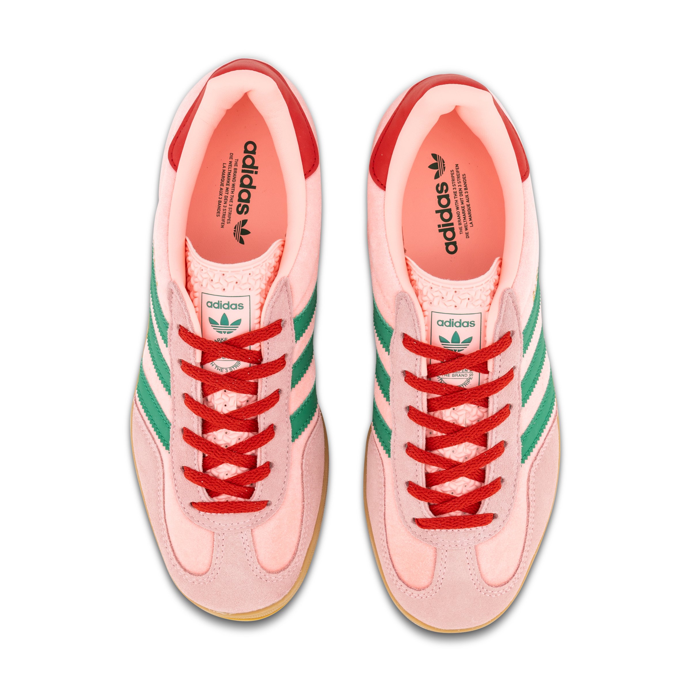adidas Originals Gazelle Indoor Womens Court Green Glow Pink Gum 3 Hype DC