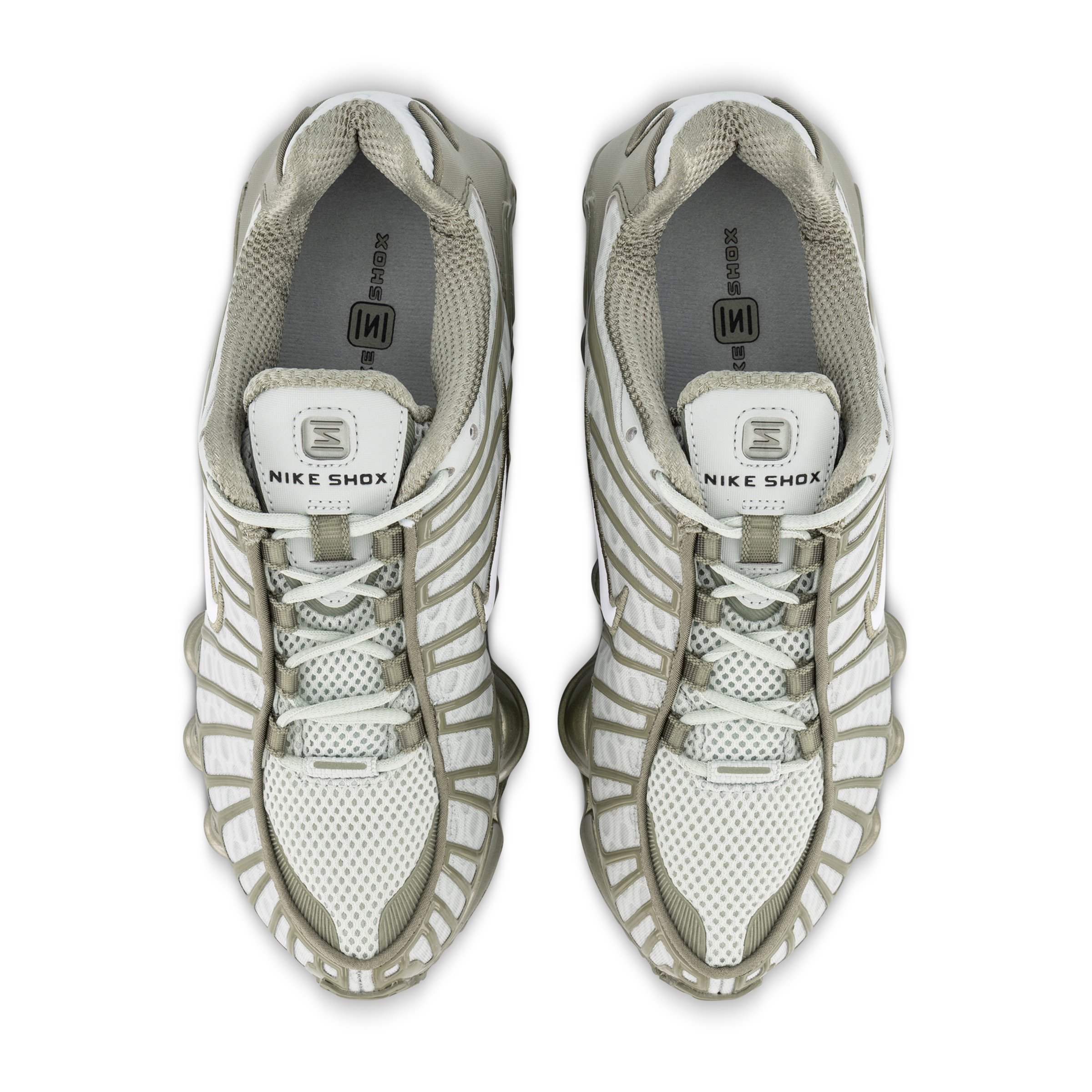 Nike Shox TL Womens Light Silver/White-Light Army | Hype DC