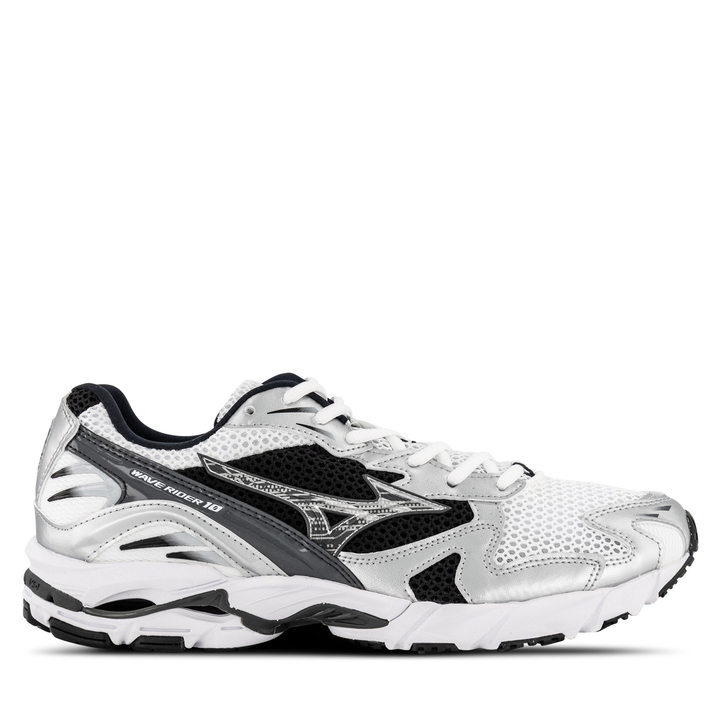 Mizuno Wave Rider 10 White/Silver/Surf The Web | Hype DC