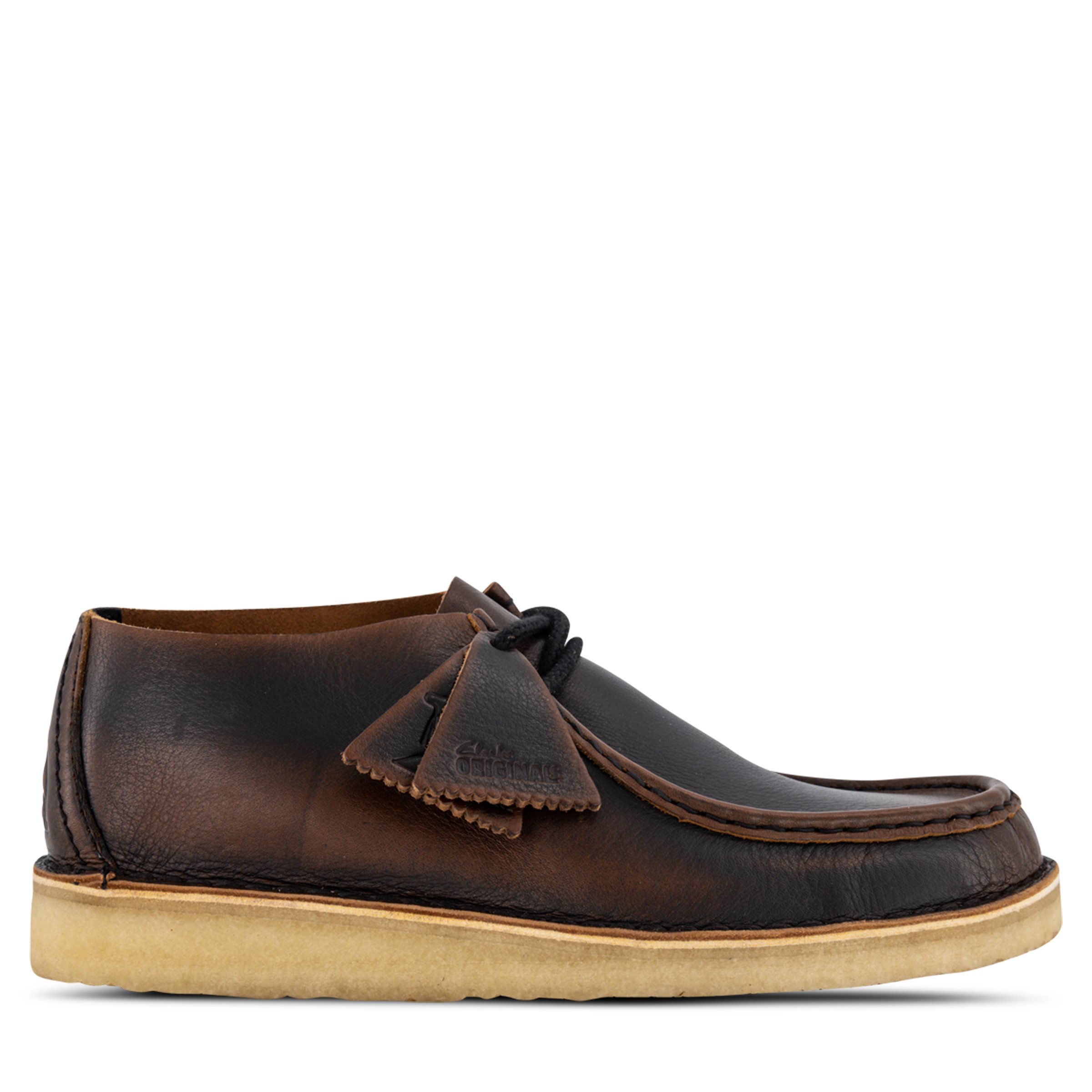 Clarks Originals Desert Nomad Leather Dark Tan Combi Hype DC