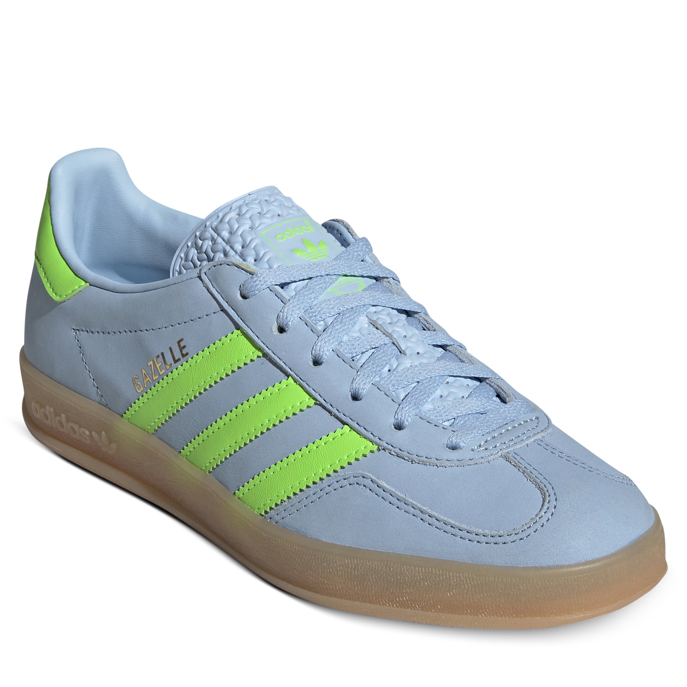 Adidas pale blue gazelle trainers cheap