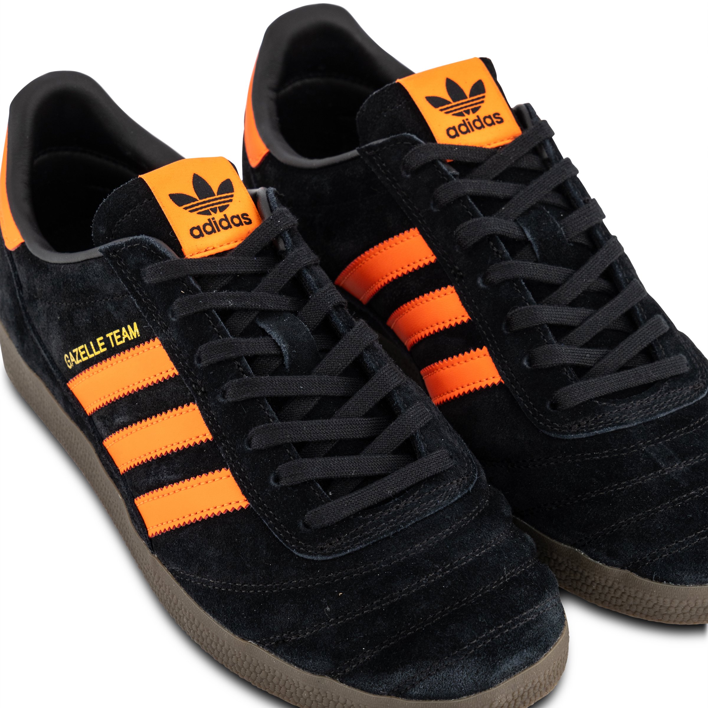 adidas Originals Gazelle Team Core Black Solar Orange Hype DC
