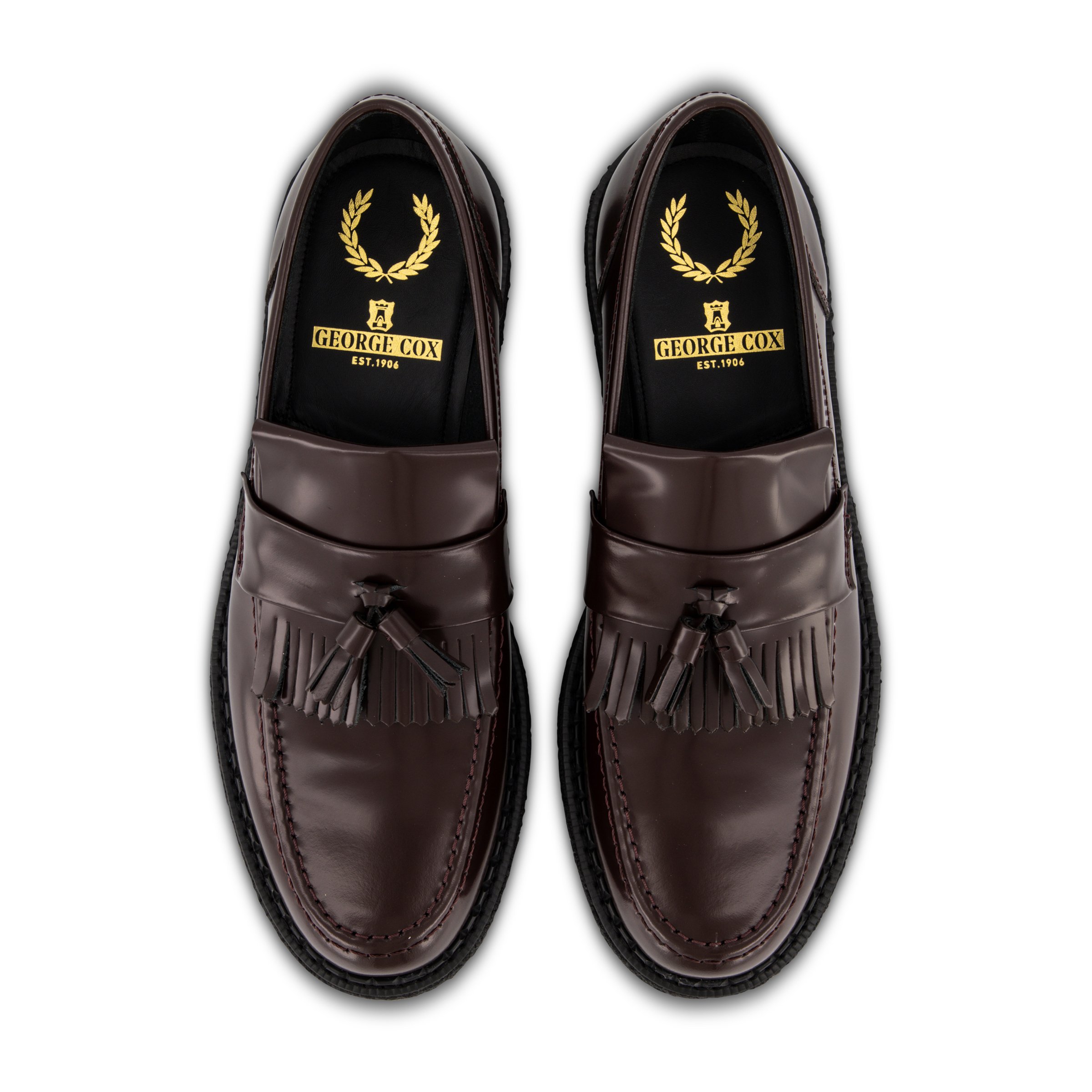 Fred Perry x George Cox Tassel Loafer Oxblood | Hype DC